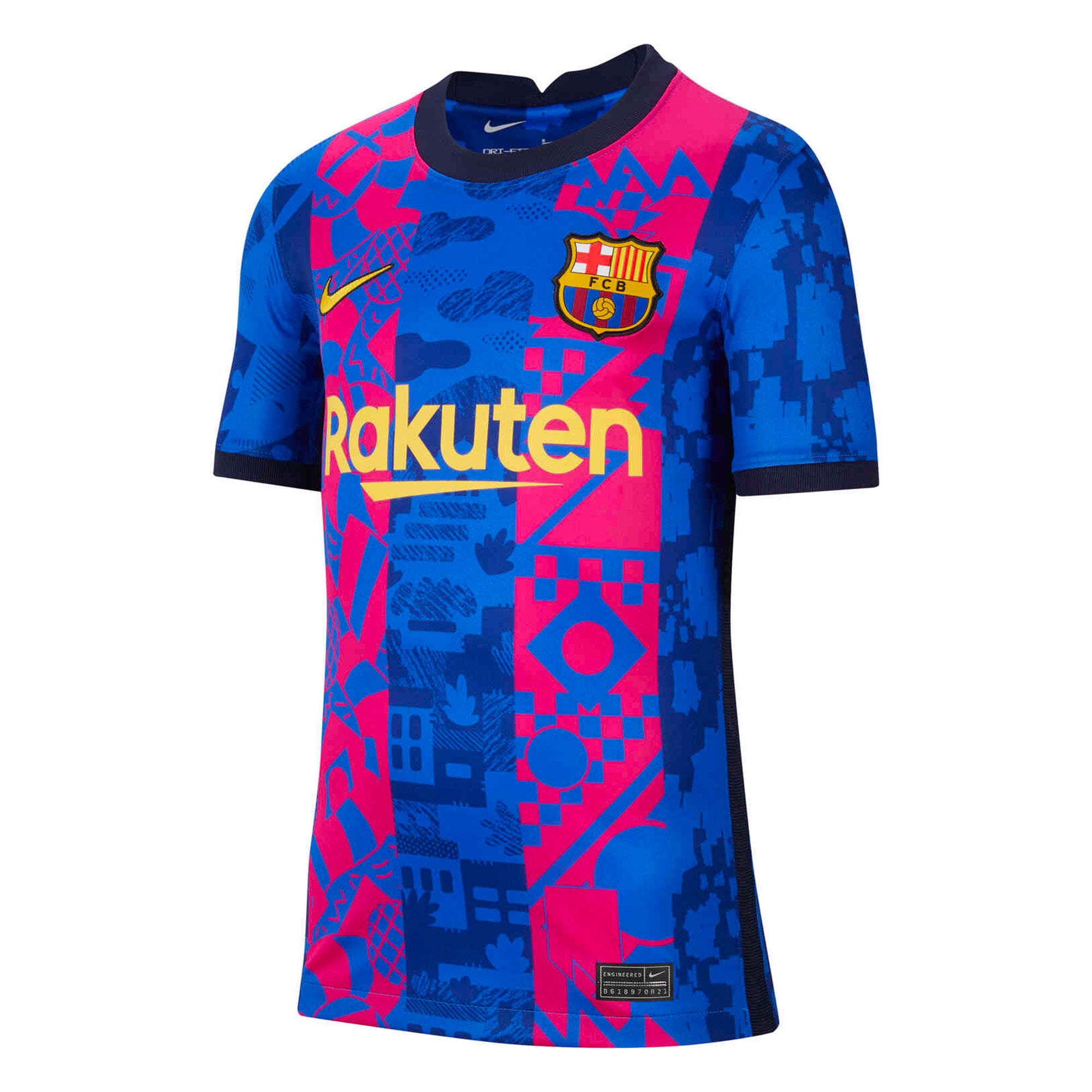 Nike Kids FC Barcelona 2021/22 Third Jersey Hyper Royal/Varsity Maize、mySite、bottomscart