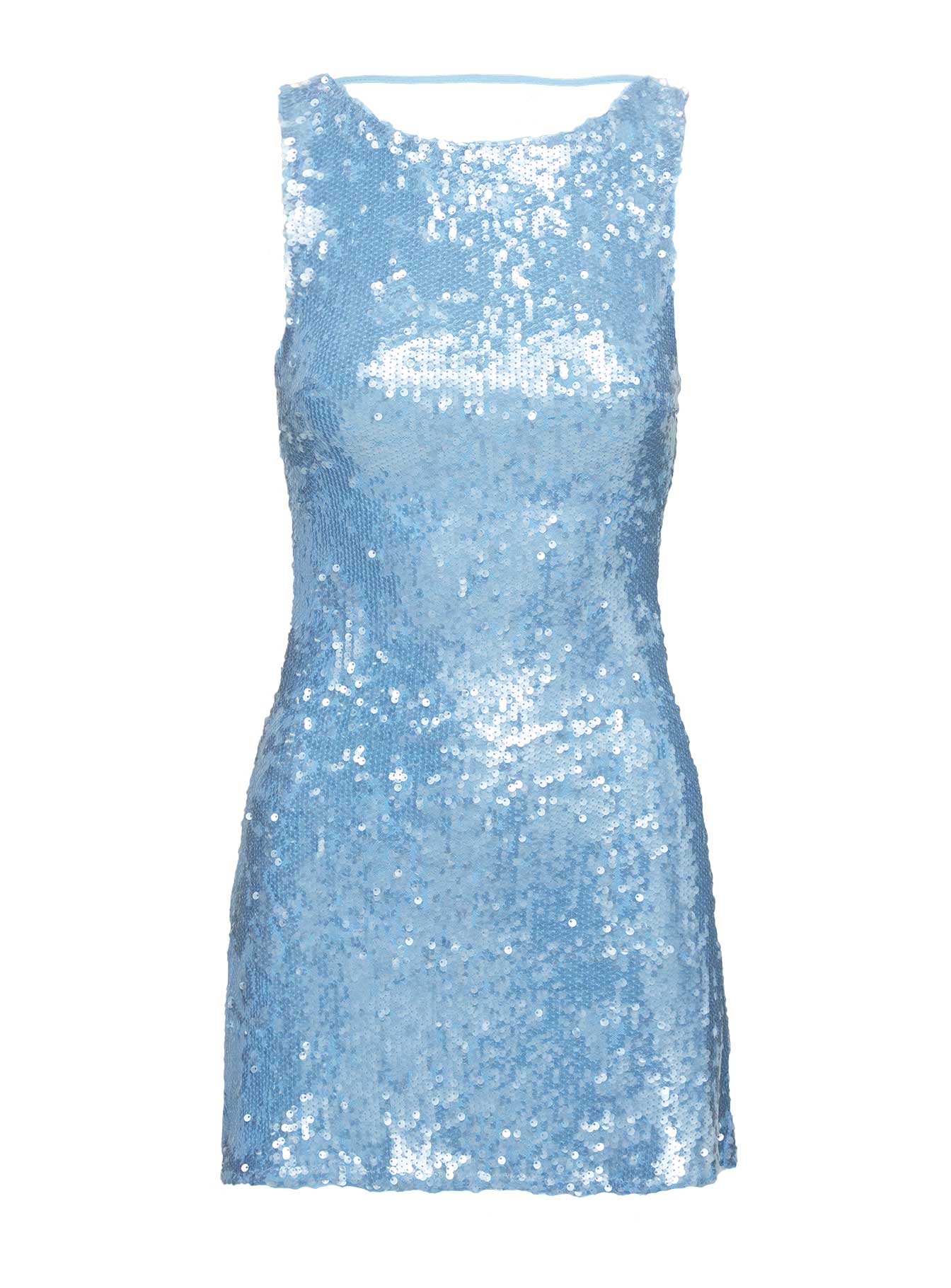 Stargirl Sequin Mini Dress Baby Blue、mySite、solidvoid