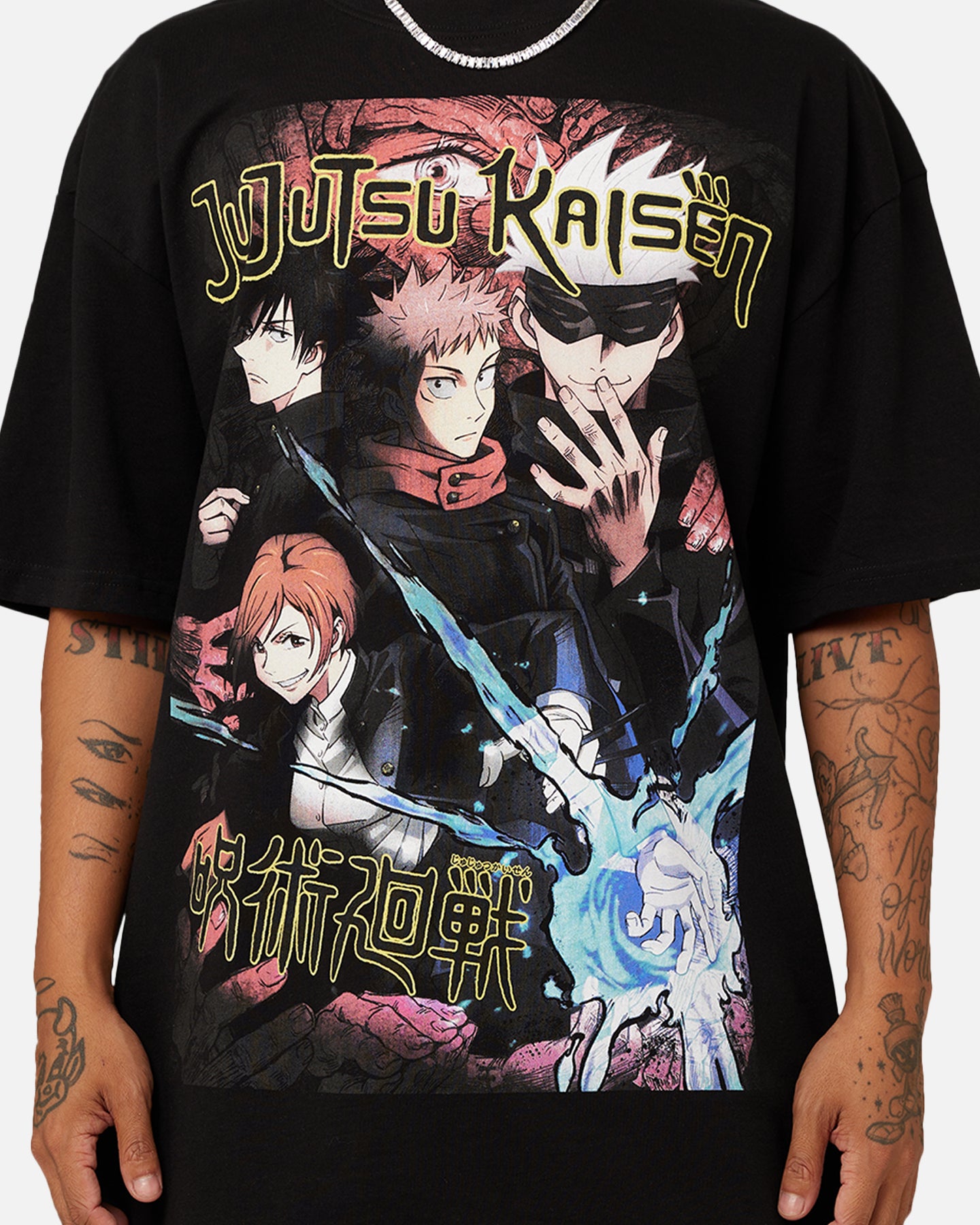 Goat Crew X Jujutsu Kaisen Heavyweight T-Shirt Black、mySite、zt4zffjzw