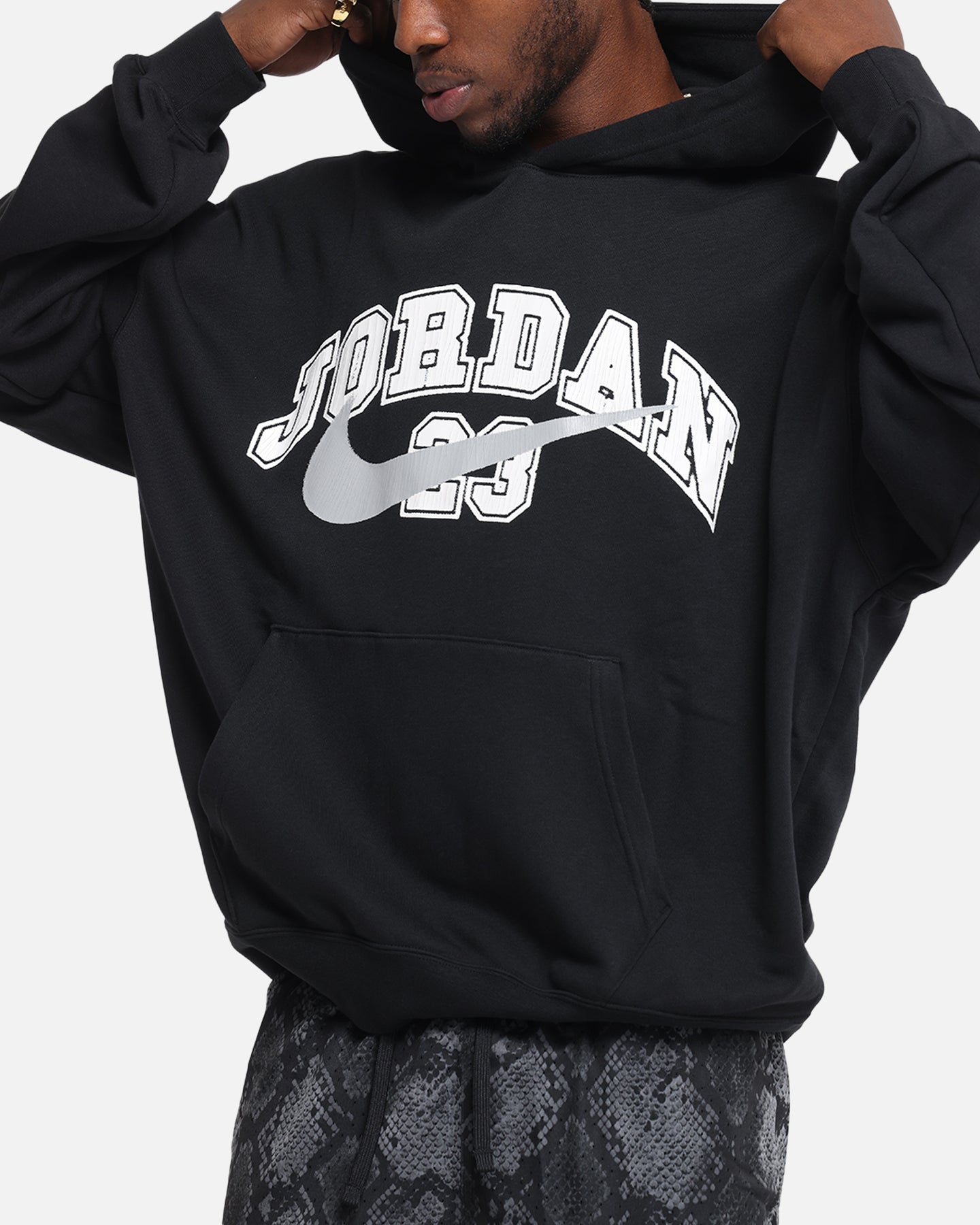 Jordan Jumpman MVP Oversized French Terry Pullover Hoodie Black/Grey、mySite、zt4zffjzw