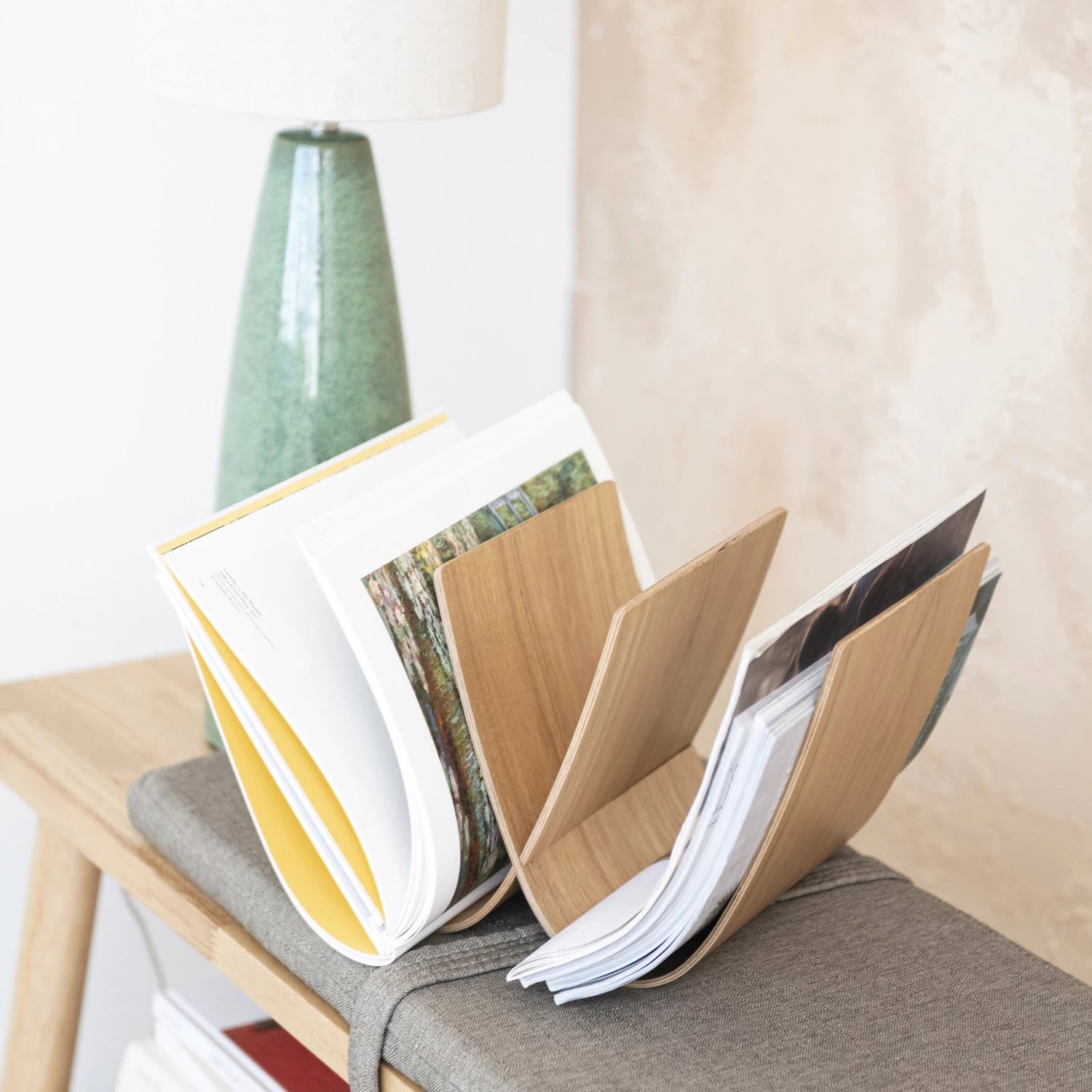  Oak Wood Magazine Rack、mySite、elrpsem3k