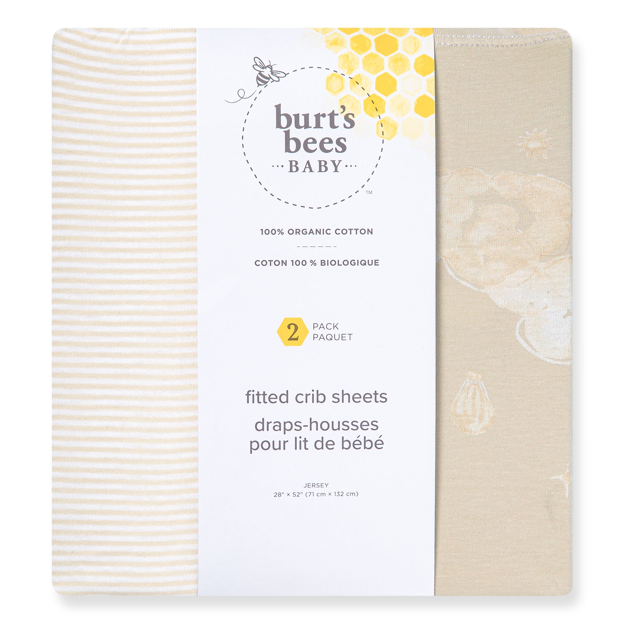  Good Night Sky Organic Cotton Crib Sheets Set of 2 - Limestone、mySite、layawaytickets