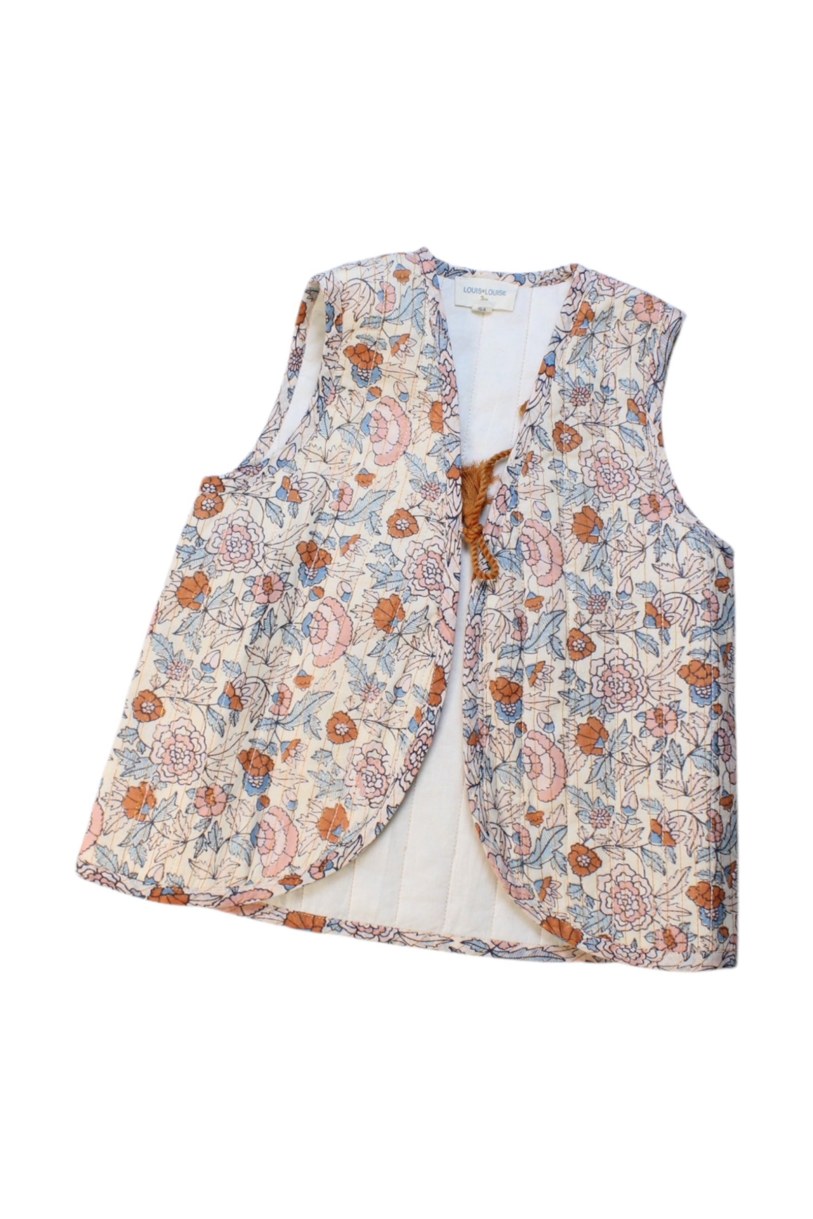 Louise Misha Floral Outerwear Vest, Size 4T、mySite、g9winljtr