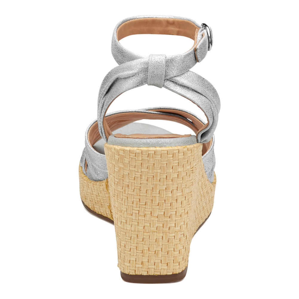 Marcia Cross-Band Ankle Strap Wedge Sandals、mySite、gtrtttuynbv