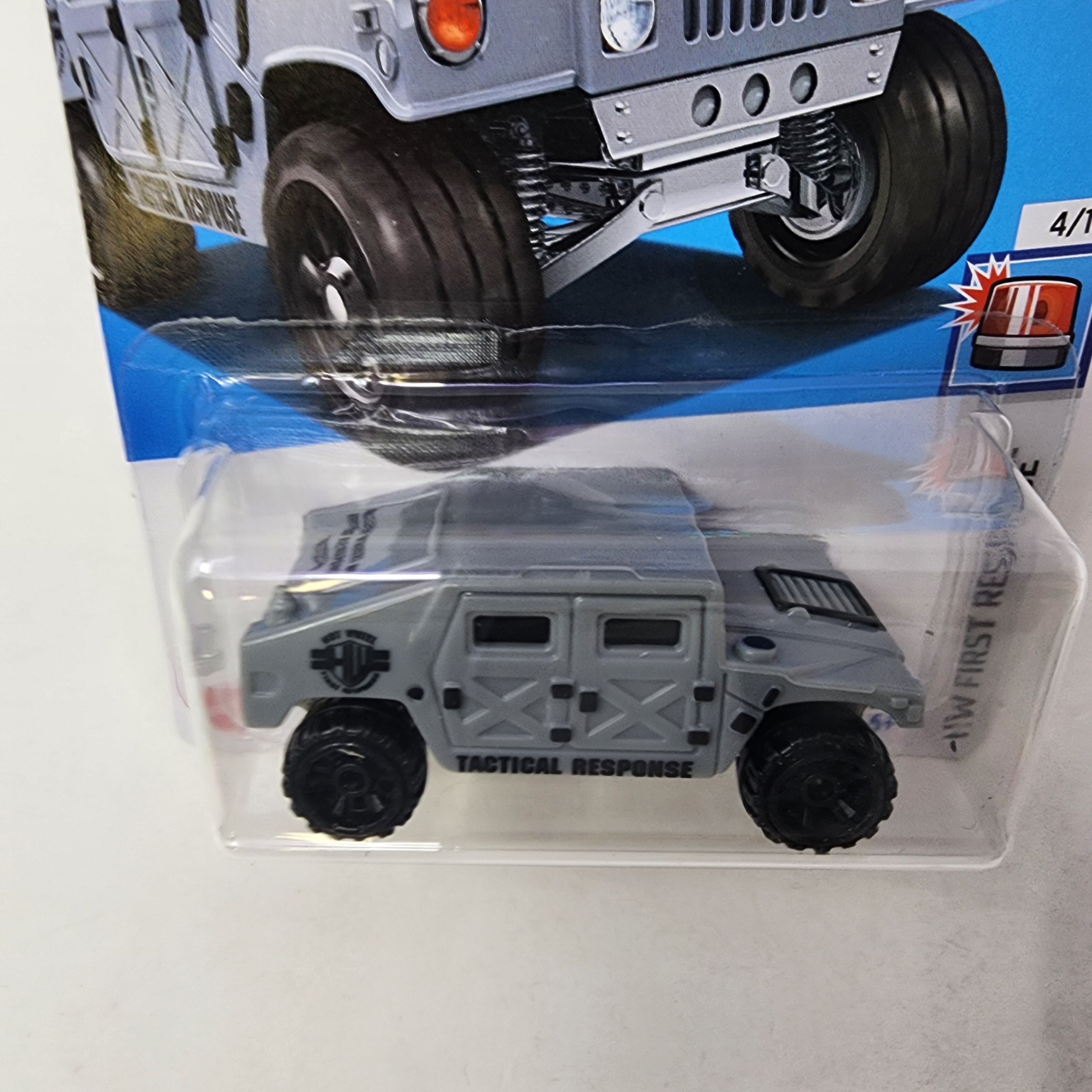 Humvee #33 * Grey * 2024 Hot Wheels Basic w/ Factory Holo、mySite、hgirdovlk