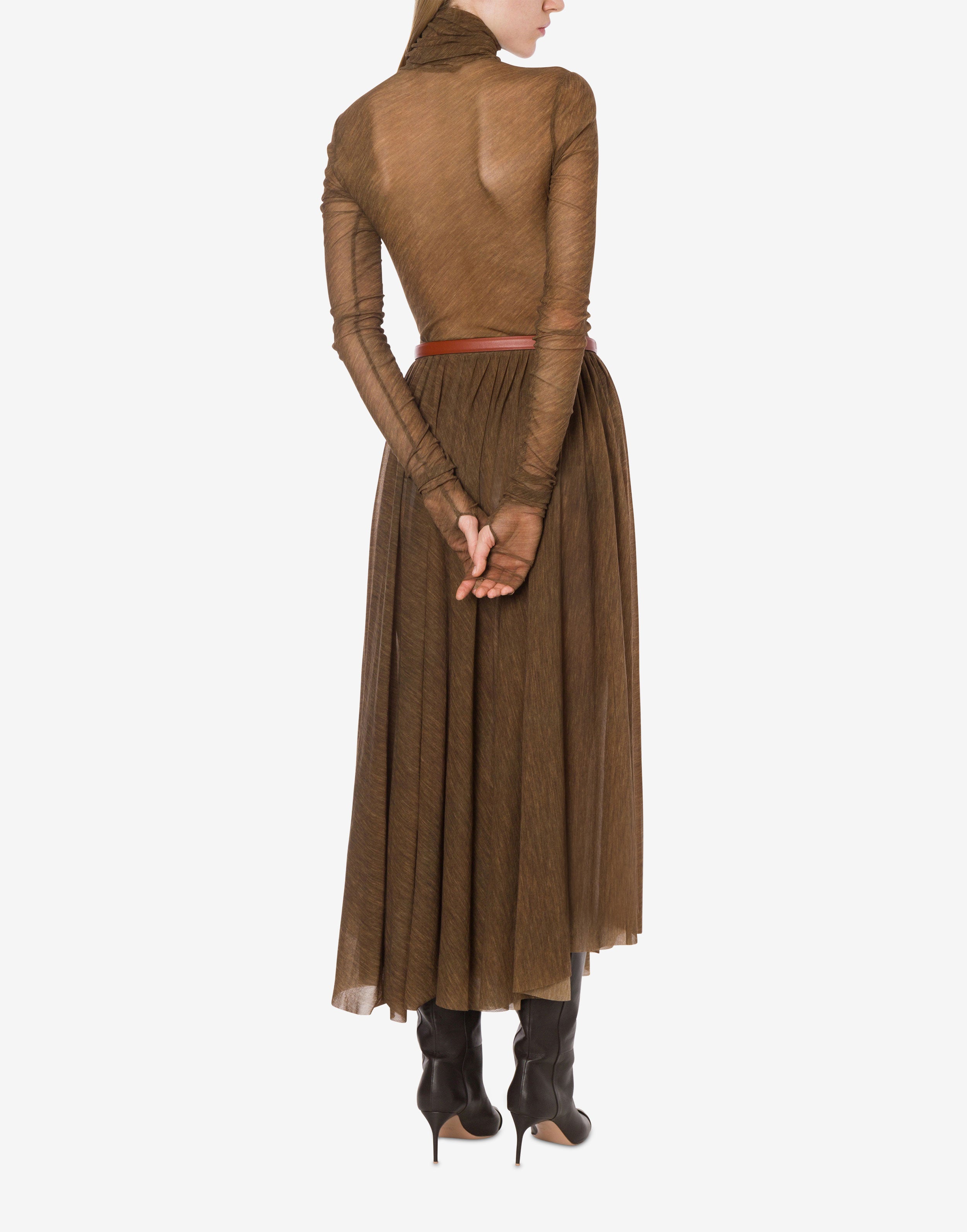 Gonna in tulle stretch stampato、mySite、aoinhome