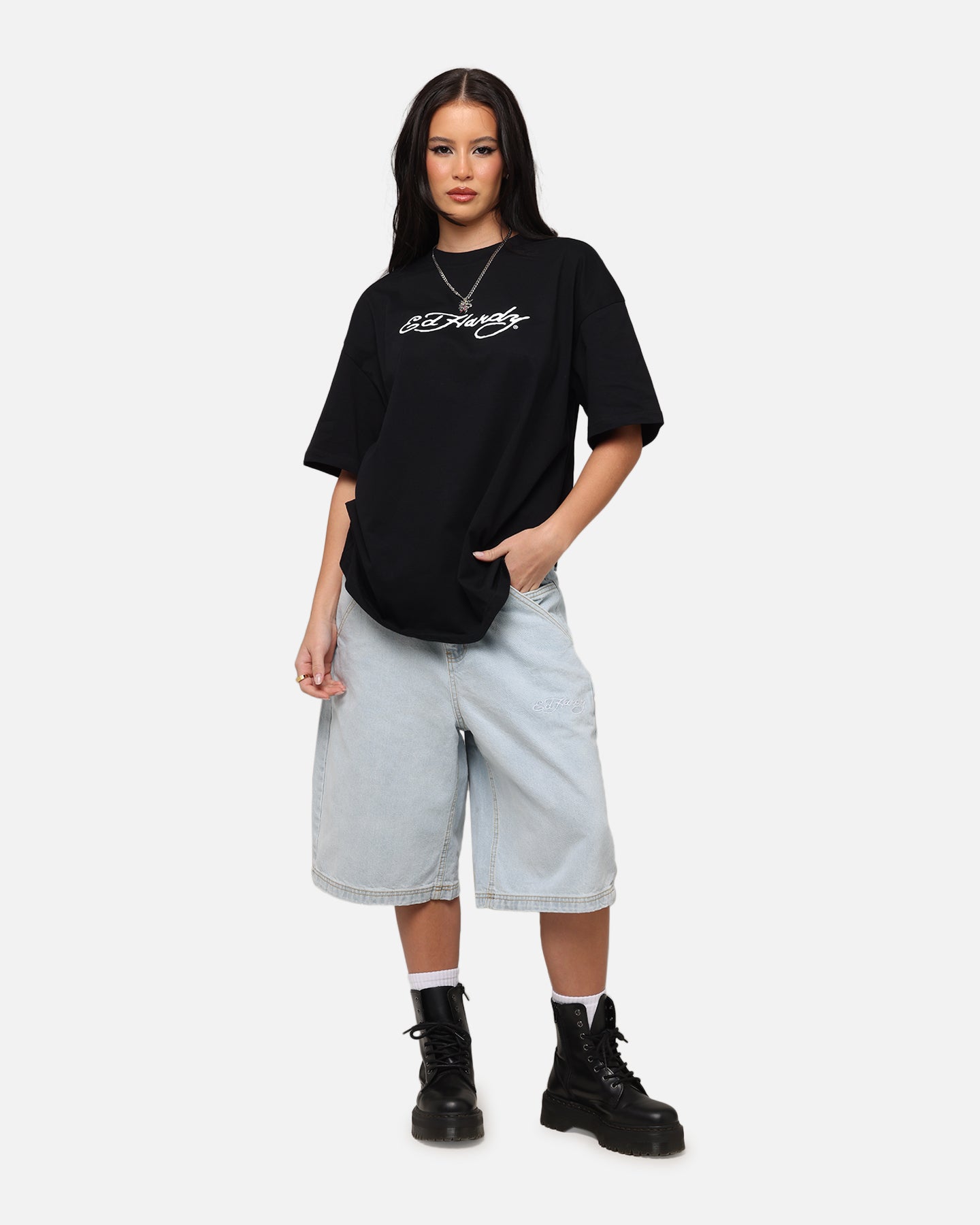 Ed Hardy Bulldog T-Shirt Black、mySite、zt4zffjzw