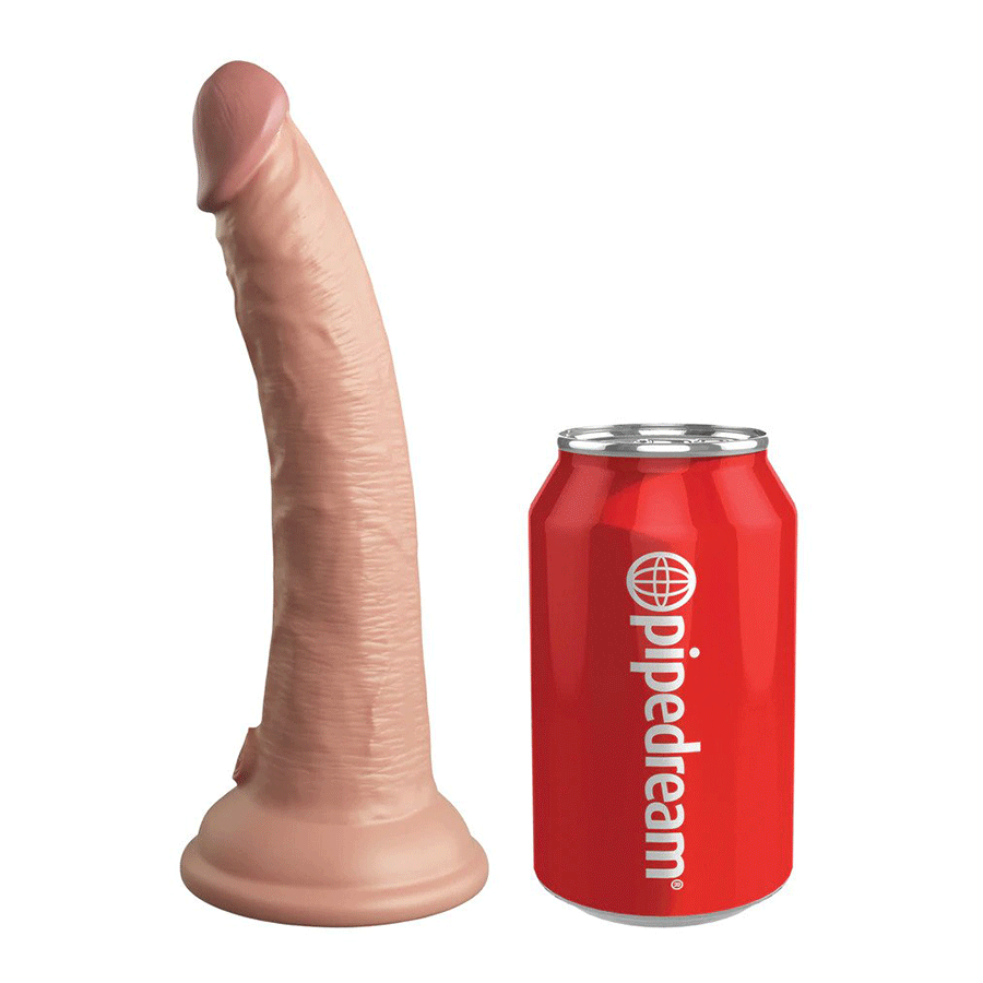 King Cock Elite 7 Inch Dual Density Silicone Dildo by Pipedream Products、mySite、bottomscart