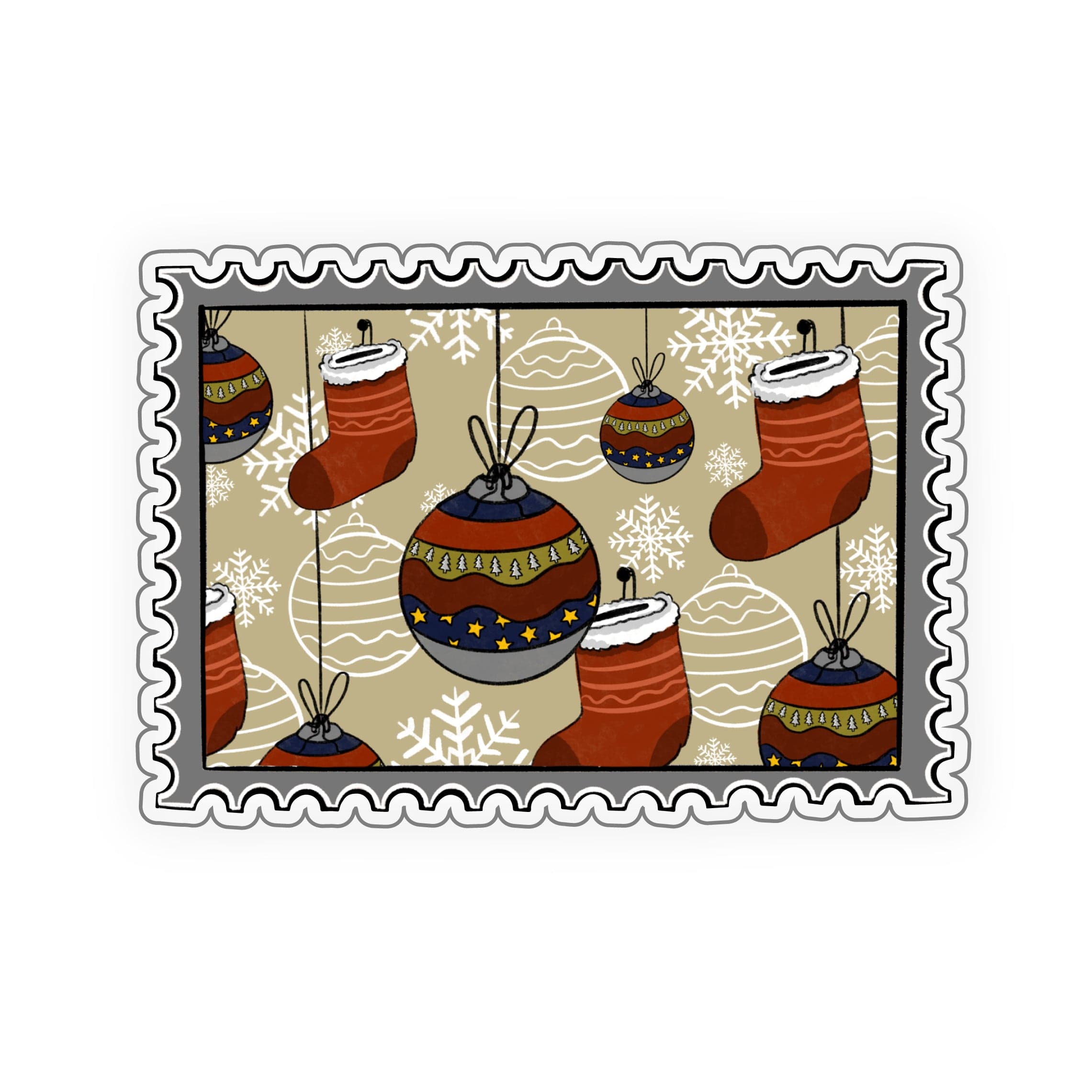  Holiday Stamp Sticker、mySite、ghnorth