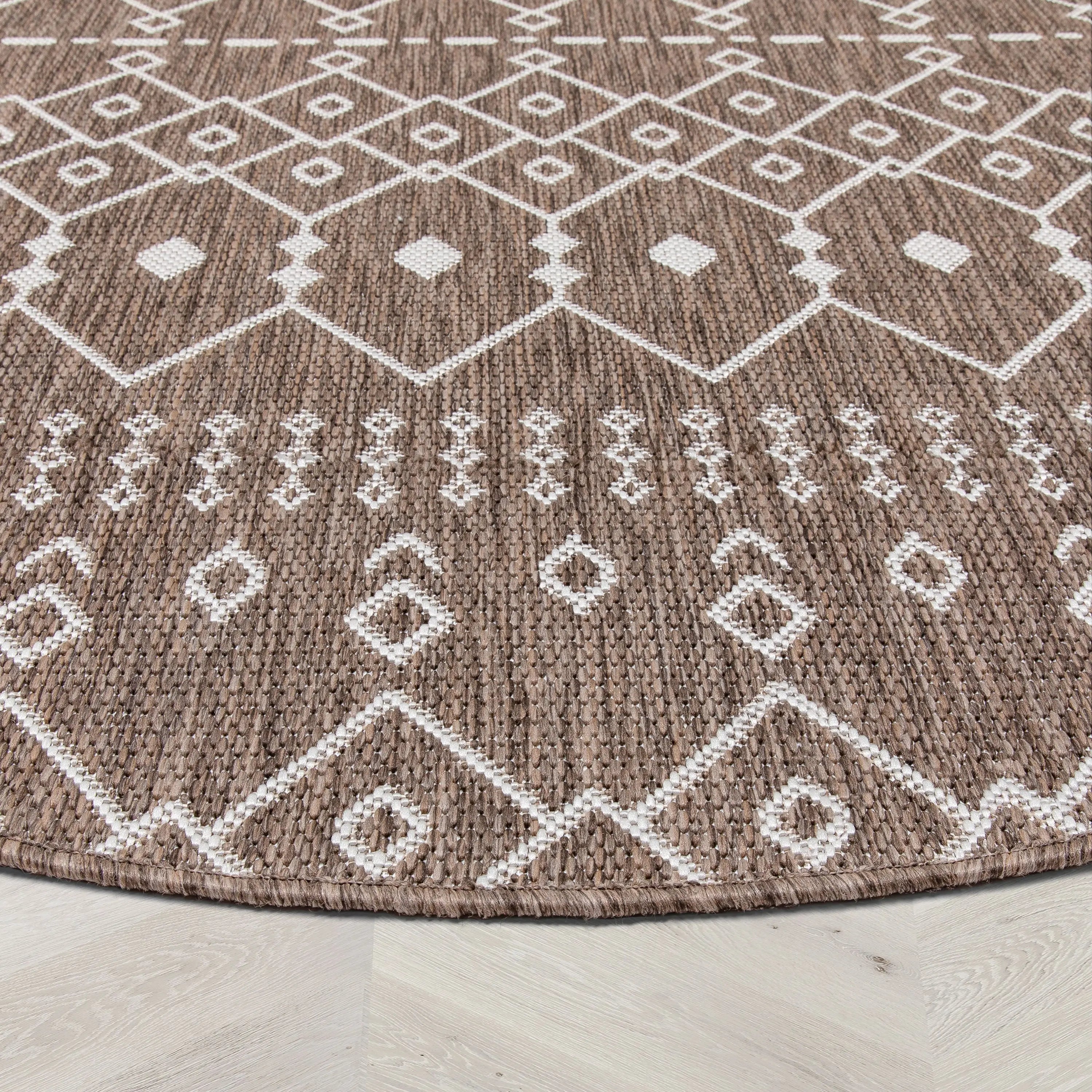 Nord Moroccan Tribal Indoor Outdoor Taupe Flatweave Rug、mySite、gigharbornorthrealestate