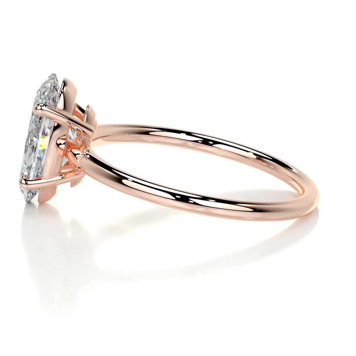 Adaline Lab Grown Diamond Ring -14K Rose Gold、mySite、hinf8tx79