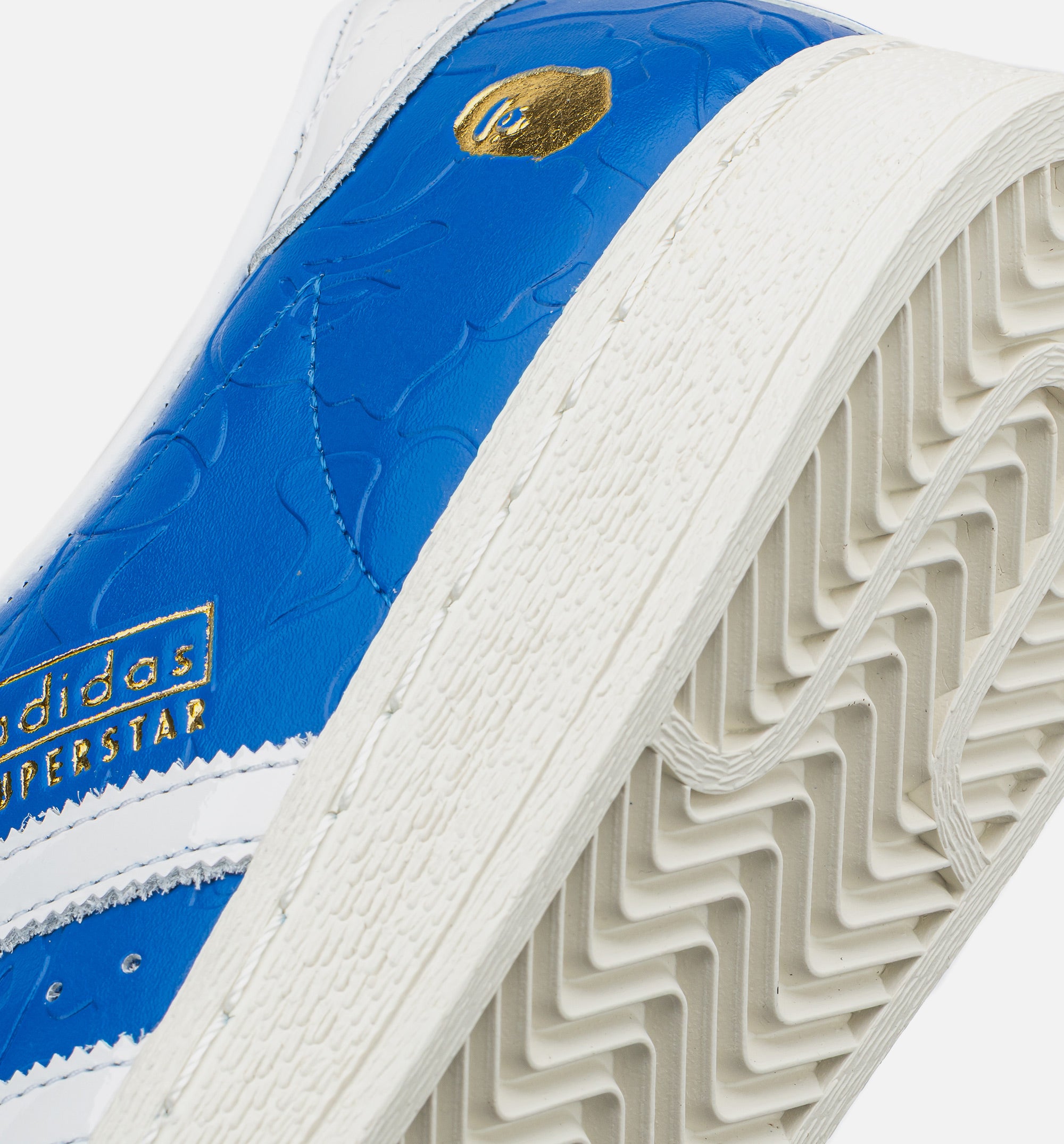 Bape x Adidas Superstar Vintage Mens Lifestyle Shoe - Blue/White、mySite、dreamappss
