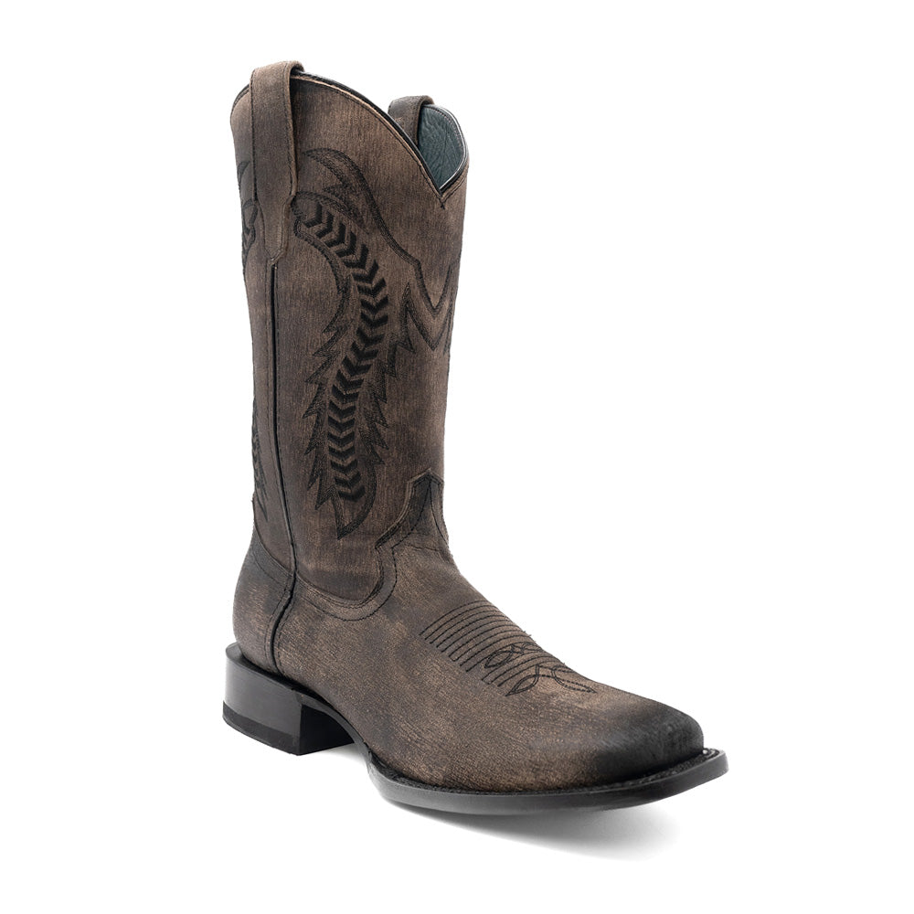 Ashton Embroidered Square Toe Pull On Cowboy Boots、mySite、gtrtttuynbv