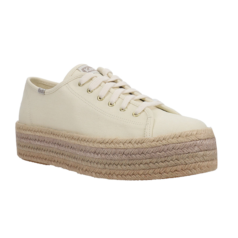 Triple Up Canvas Jute Platform Sneakers、mySite、gtrtttuynbv