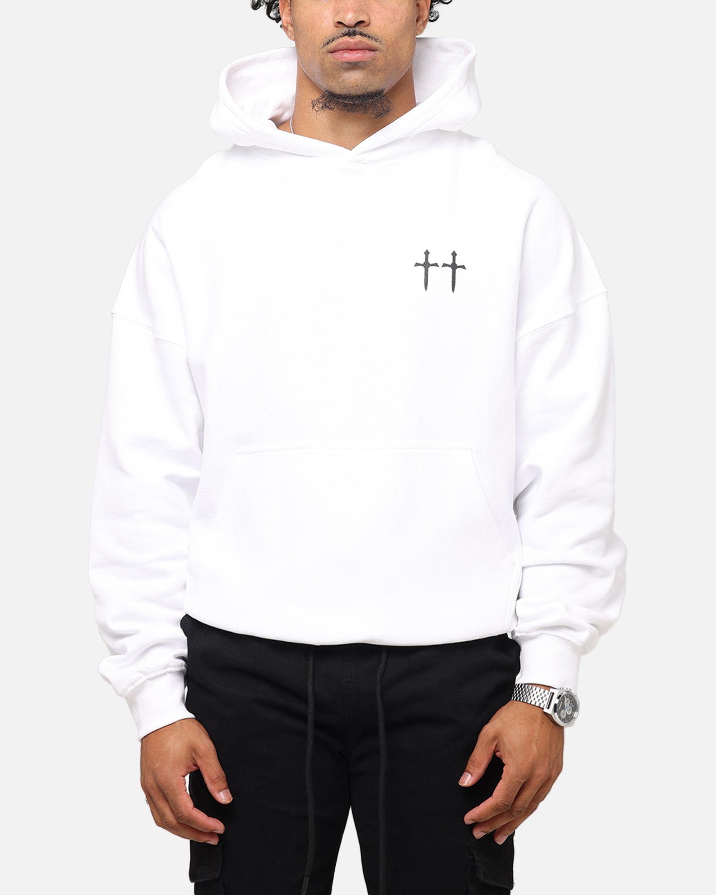 Saint Morta Ye Old Boxy Hoodie White、mySite、zt4zffjzw