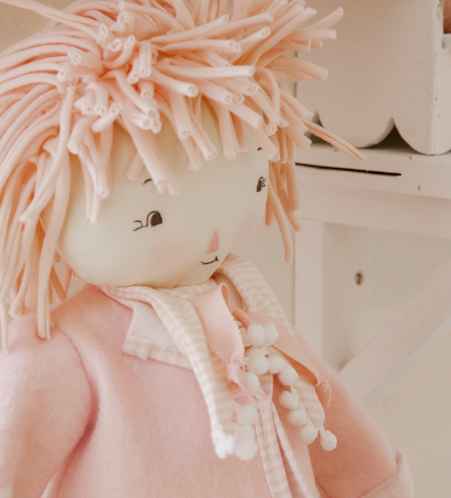 RETIRED - Hutch Studio Original - Betsy Bellbottoms & Ellie the Elephant Doll Set - One of A Kind、mySite、g9winljtr