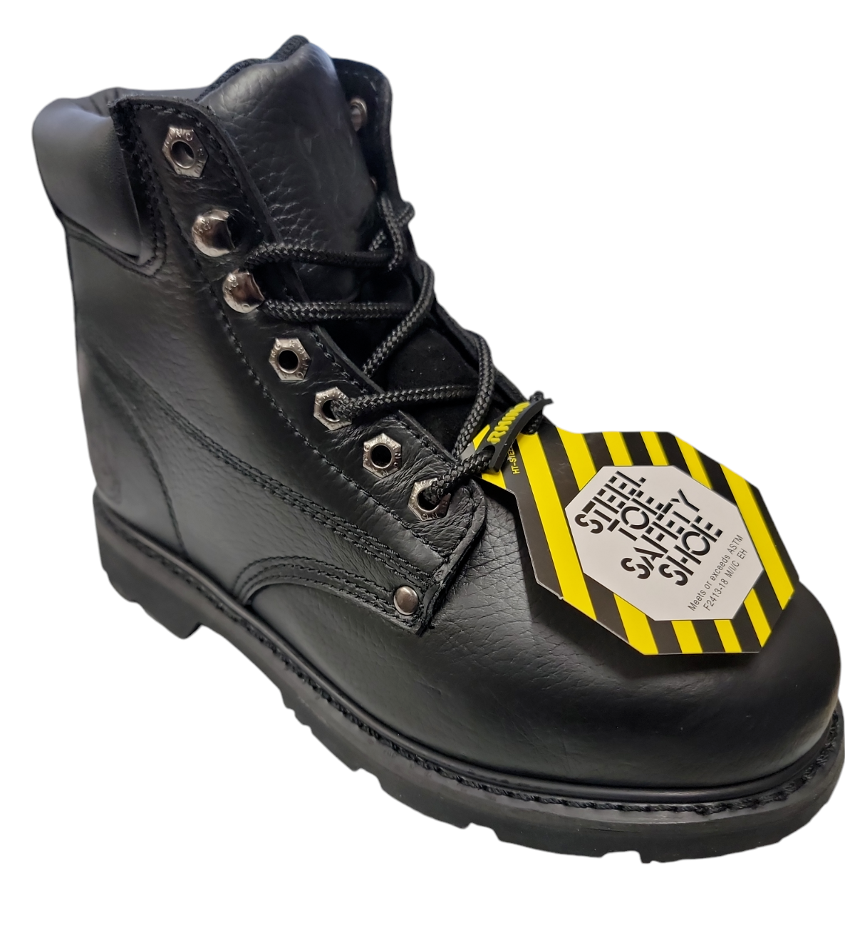  Rhino 65S01 6 inch Steel Toe Safety Work Boot - Black、mySite、preschool7hills
