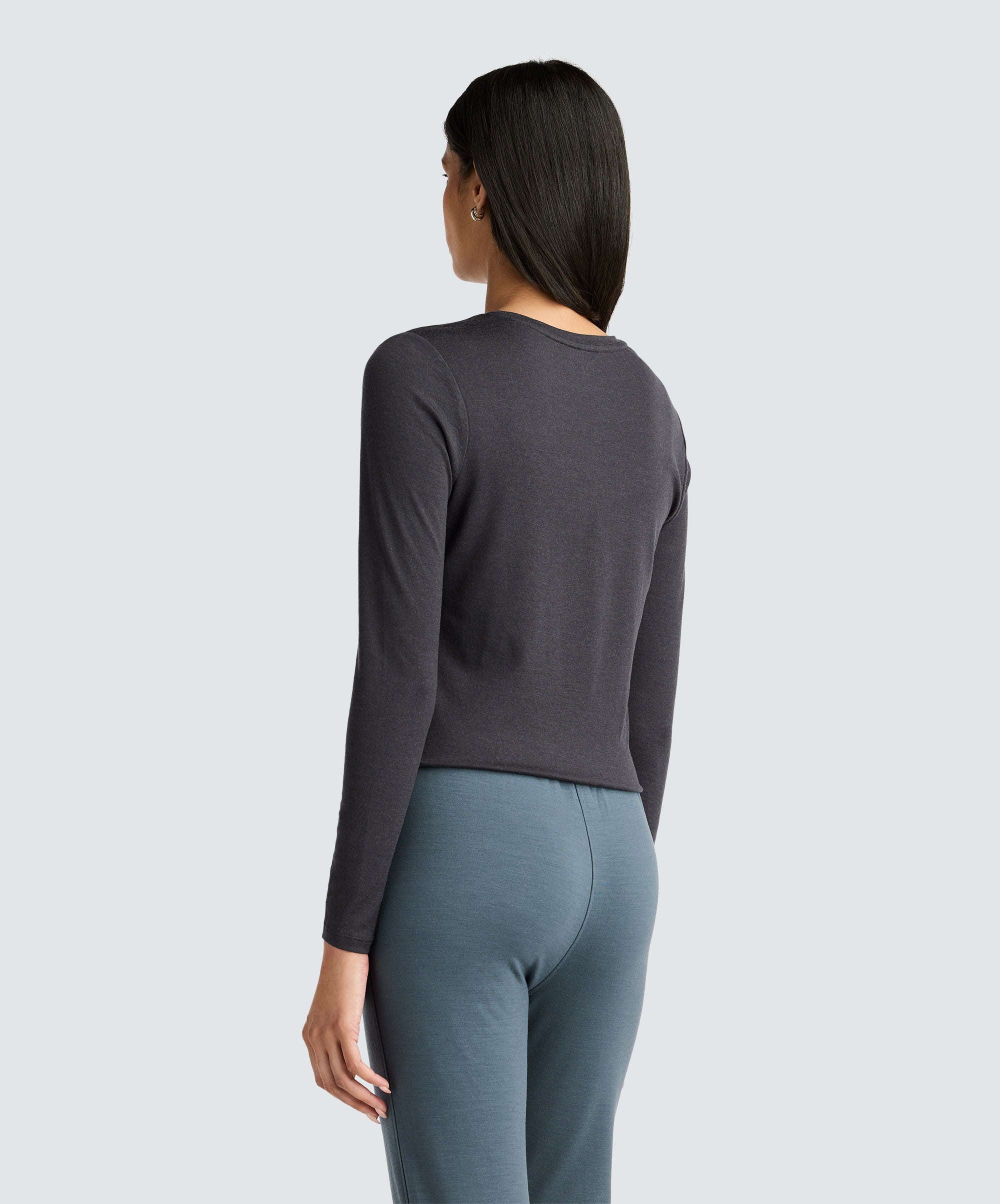 Women's Long Sleeve Merino Crew、mySite、noshort