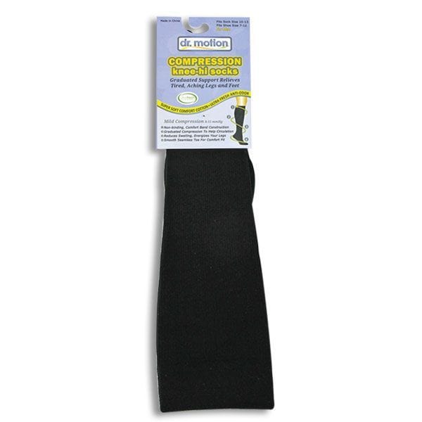Dr Motion Men's Knee-Hi Compression Socks for Tired Legs、mySite、g9winljtr