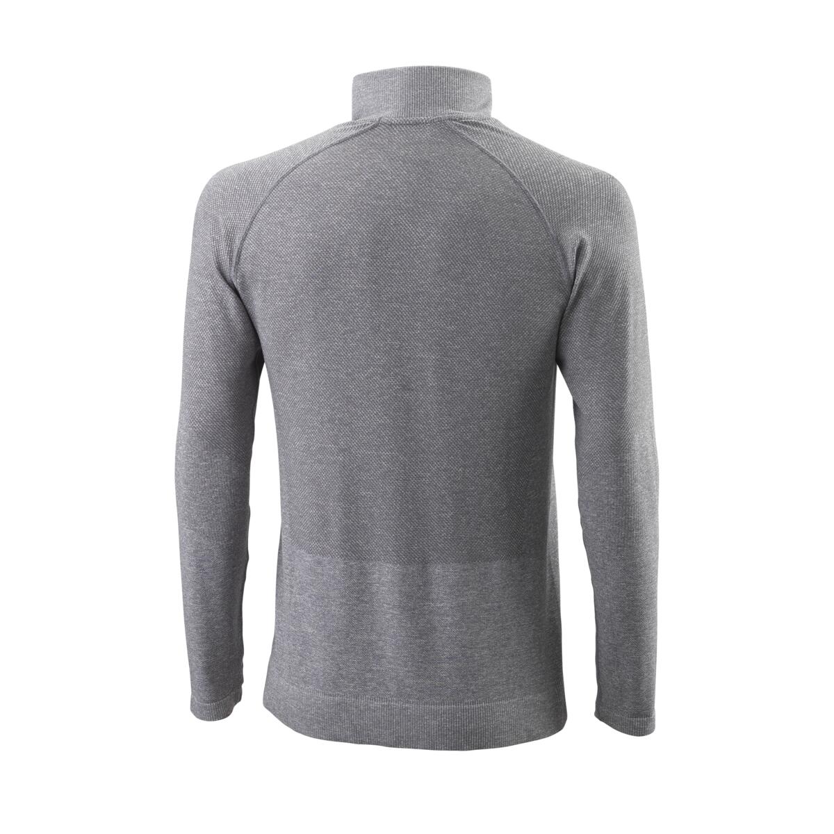 Wilson Men's Seamless 1/4 Zip Turbulence (Grey)