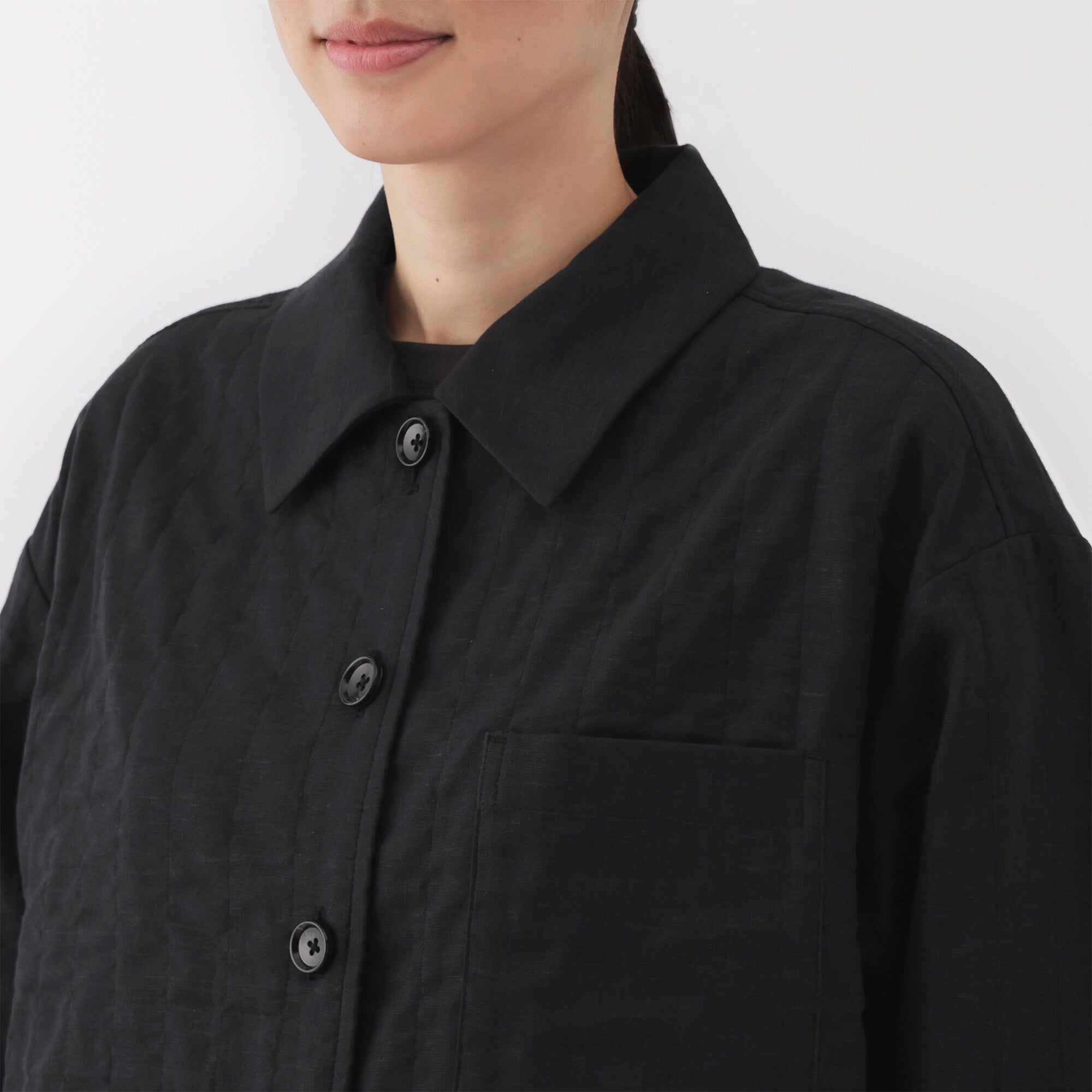  Women's Kapok Blend Double Gauze Quilted Jacket、mySite、sugarbowlscore