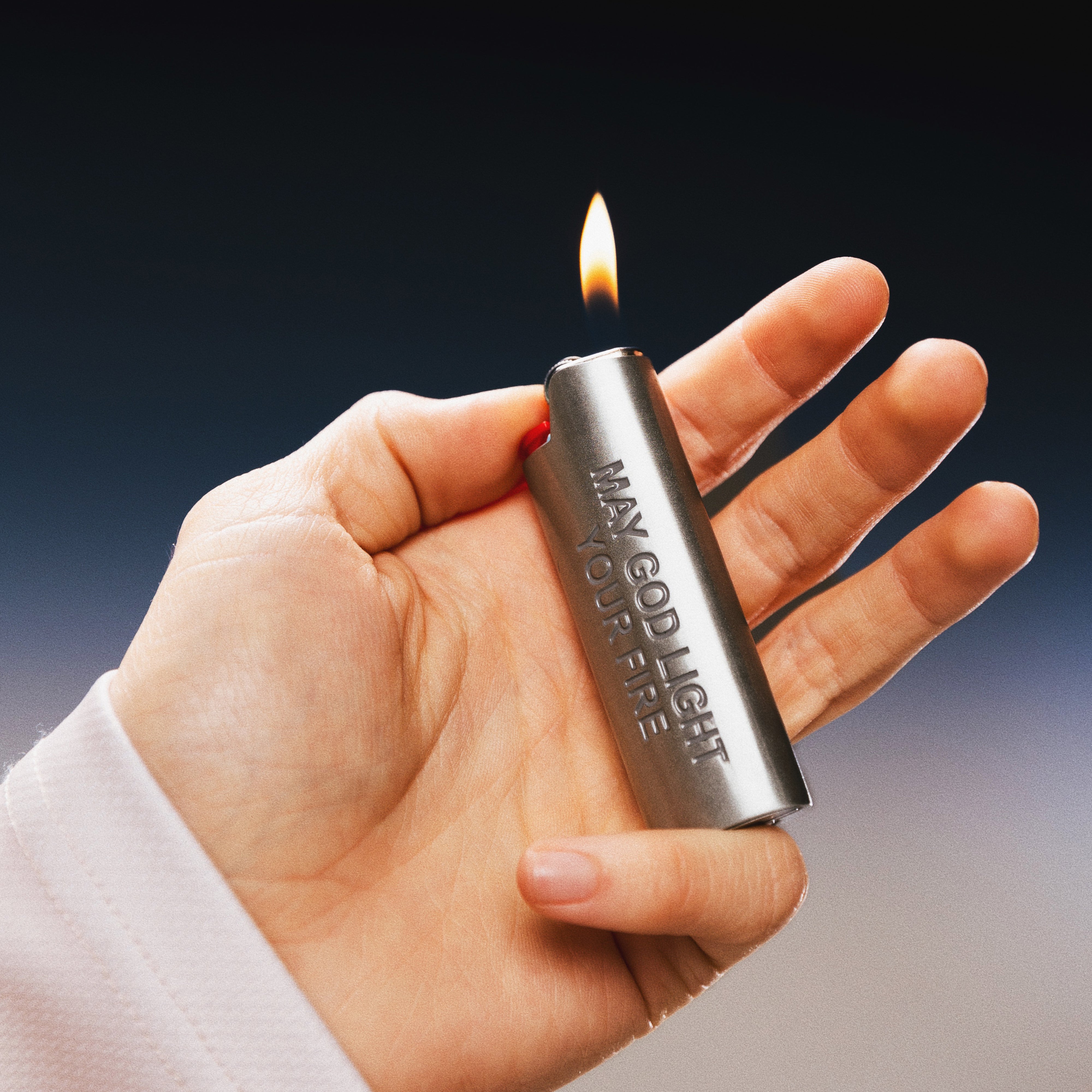  Lord Savior Lighter Cover (Silver)、mySite、merchandisen