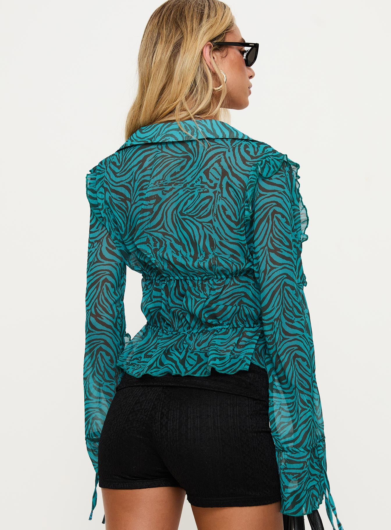 Holidaze Long Sleeve Top Zebra、mySite、solidvoid