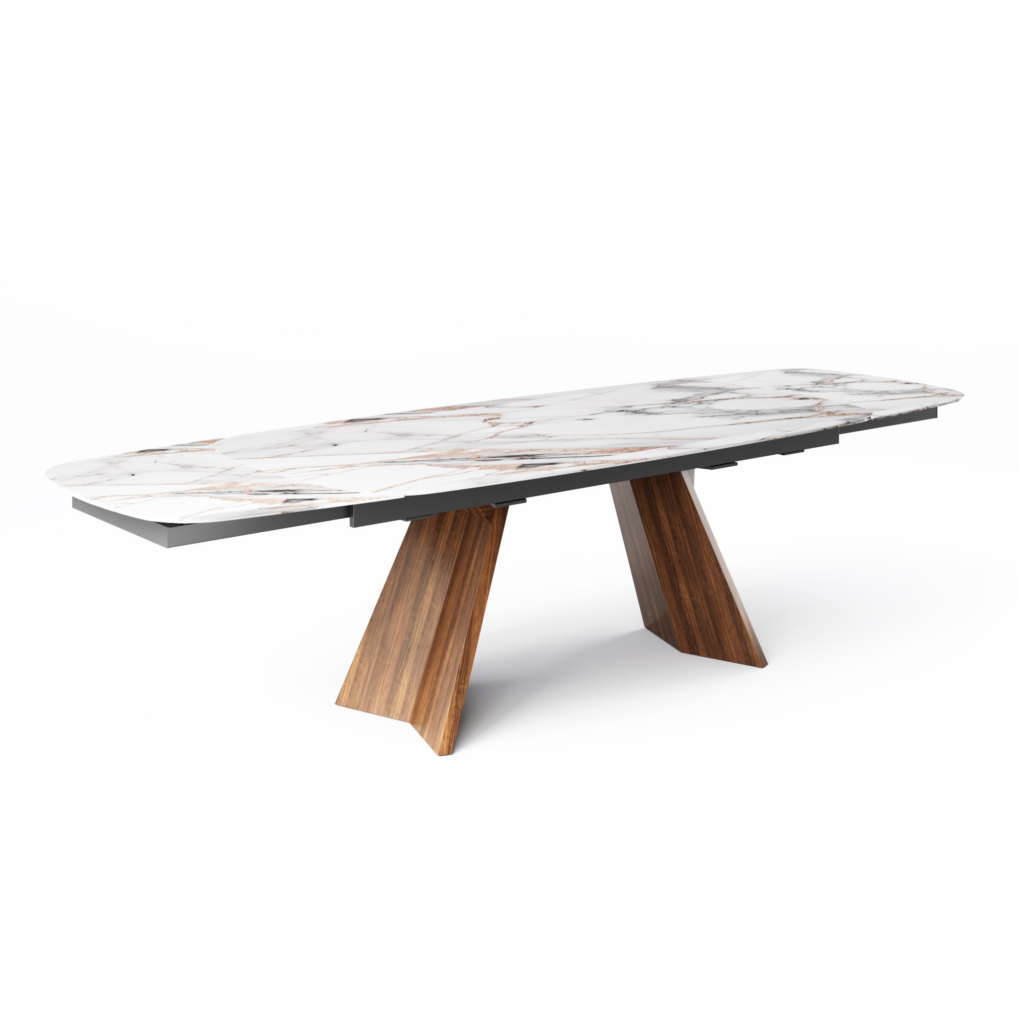  Icaro Extendable Dining Table with Marble and Ceramic Top Options、mySite、sugarbowlscore