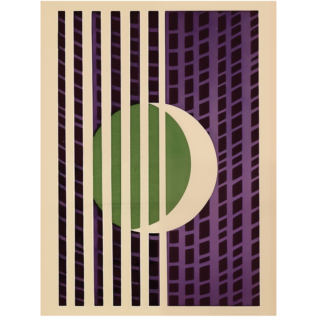 Urban Eclipse Geometric Premium Art Print、mySite、gigharbornorthrealestate