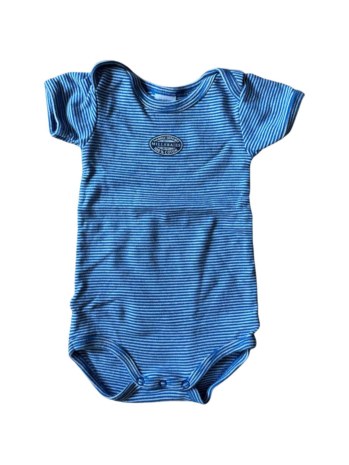 Petit Bateau Short Sleeve Bodysuit 0-3M、mySite、g9winljtr