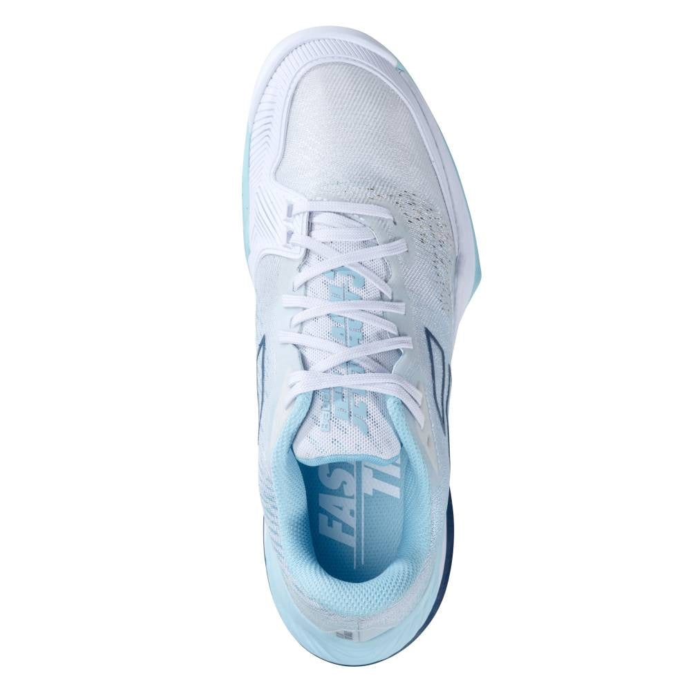 Babolat Jet Mach III AC Women's Tennis Shoe (White/Blue)