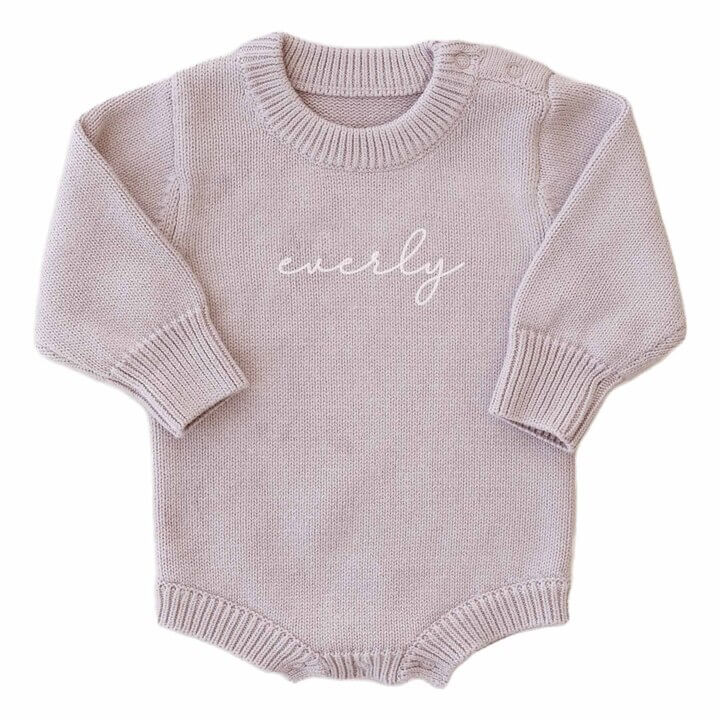  Personalized Knit Sweater Bubble Romper | Iris、mySite、layawaytickets