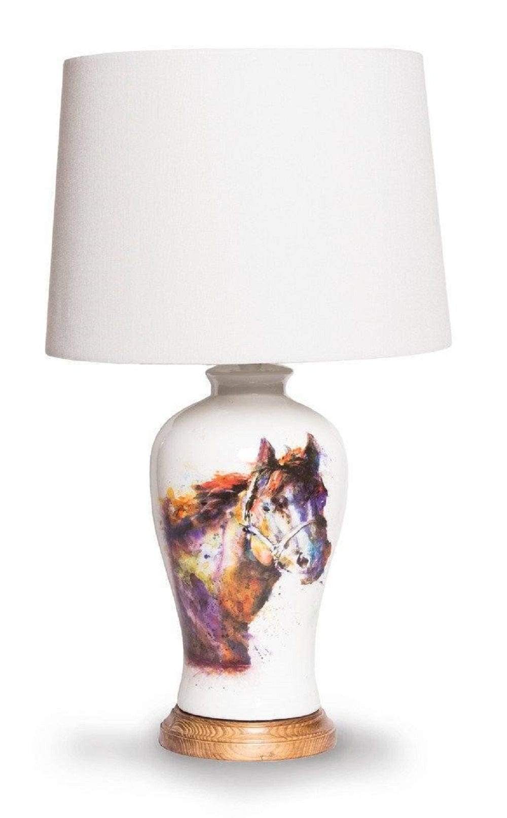 Western Inspired Poncho Horse Lamp - By Watercolor Artist Dean Crouser *、mySite、g9winljtr