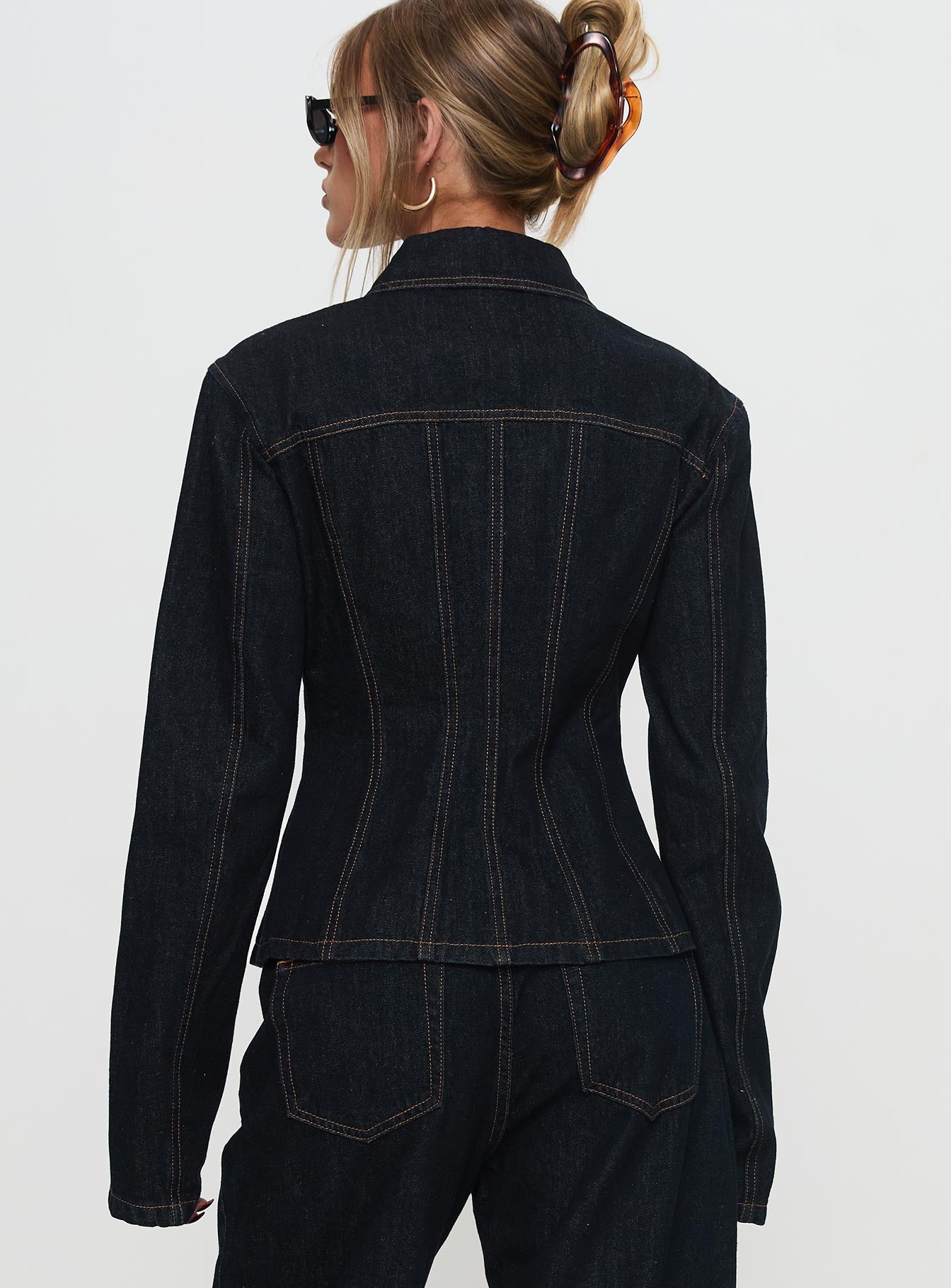 Rider Denim Jacket Dark Denim、mySite、solidvoid