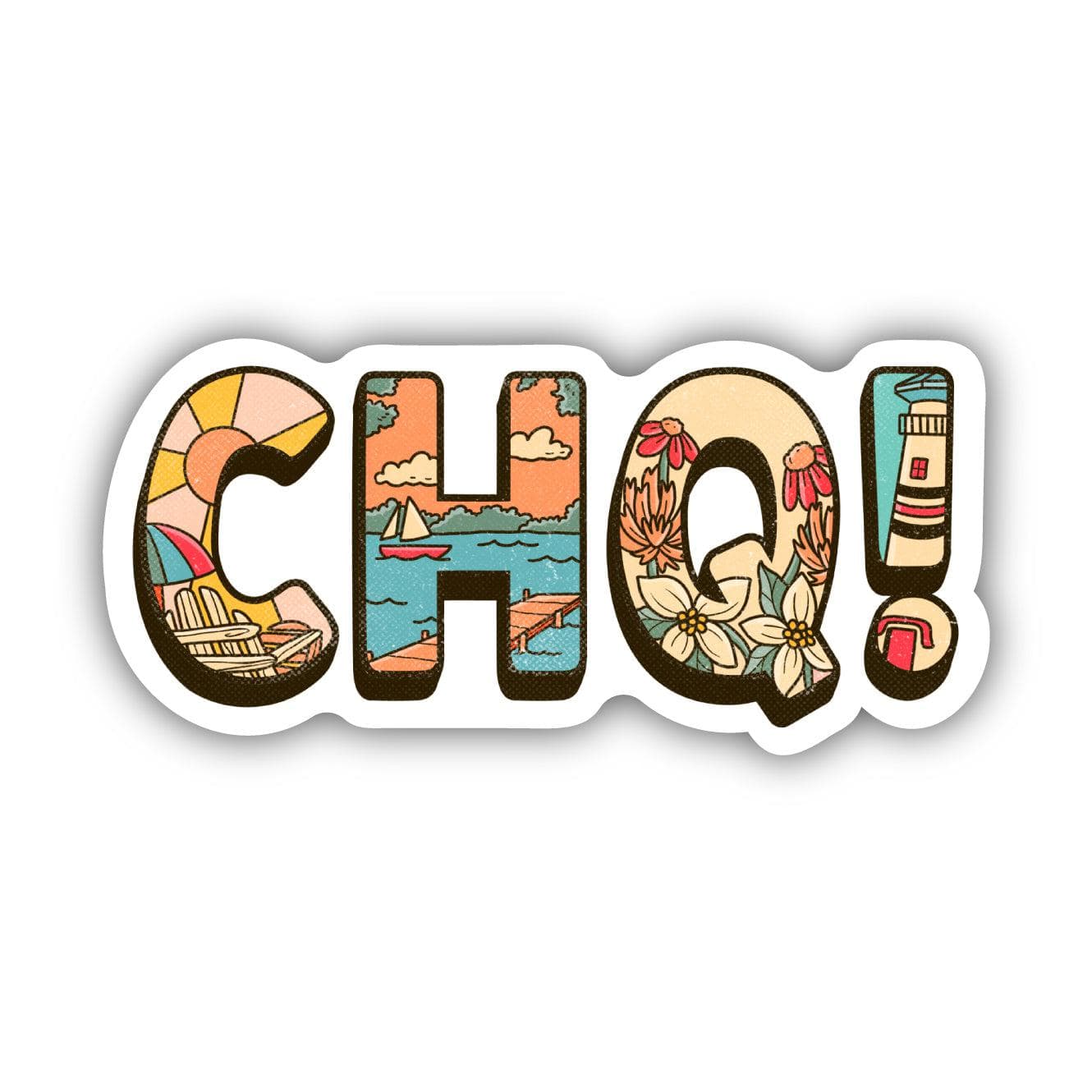  CHQ! Lake Life Sticker、mySite、ghnorth