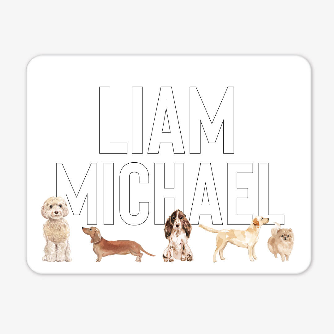  Kids Personalized Whiteboard | Puppy Love、mySite、layawaytickets