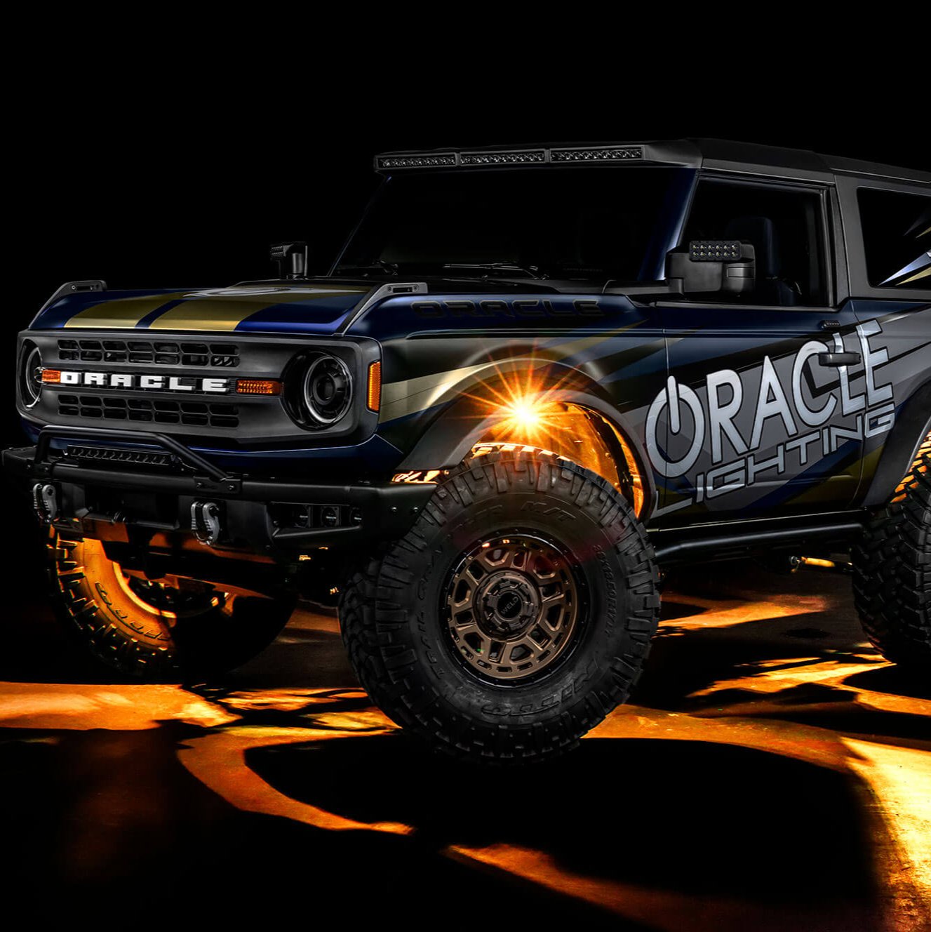 ORACLE Lighting ColorSHIFT RGB+W Underbody Wheel Well Rock Light Kit、mySite、nflplayoffbracketp