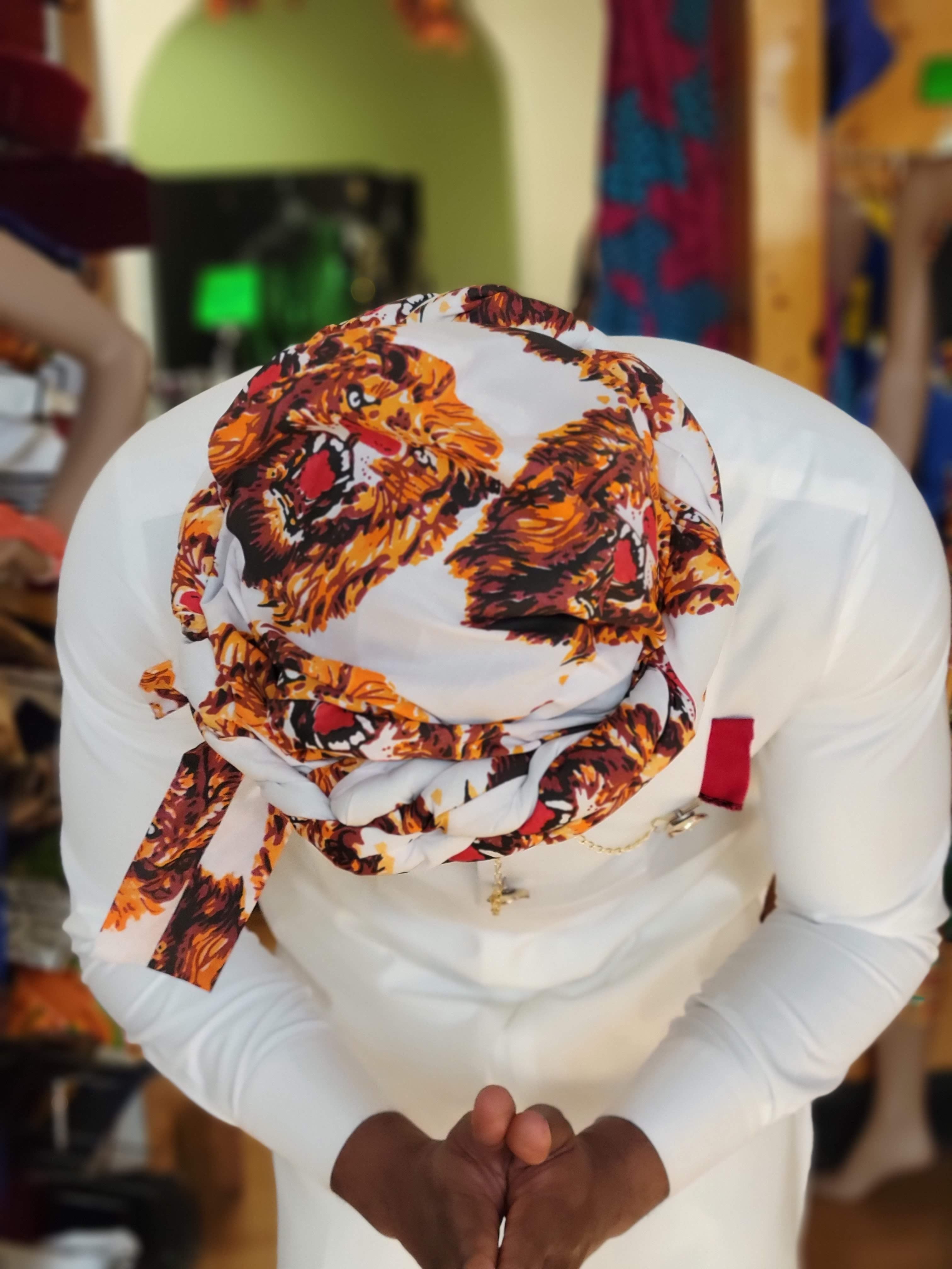 Lion Kiniun Kingful Udom African Turban DPHIS426PT、mySite、solidvoid