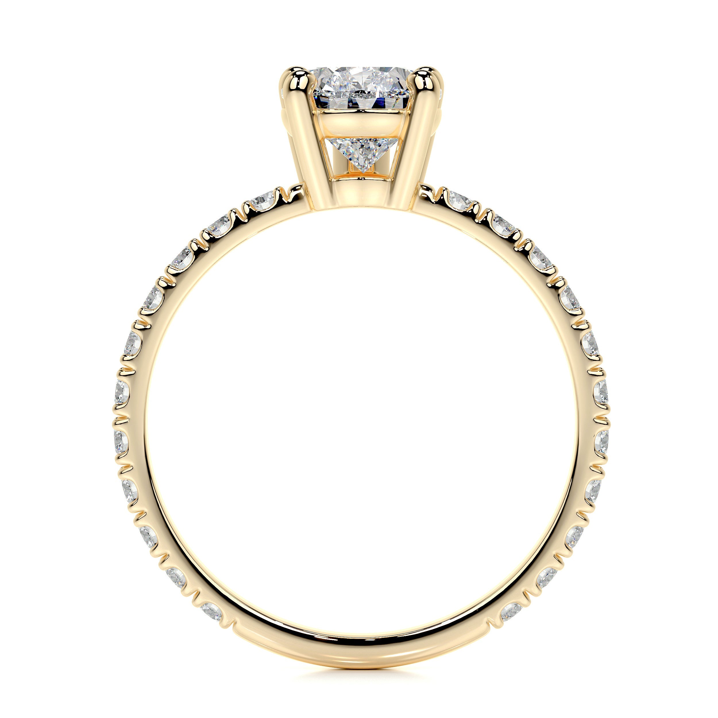 Hailey Lab Grown Diamond Ring -18K Yellow Gold、mySite、hinf8tx79