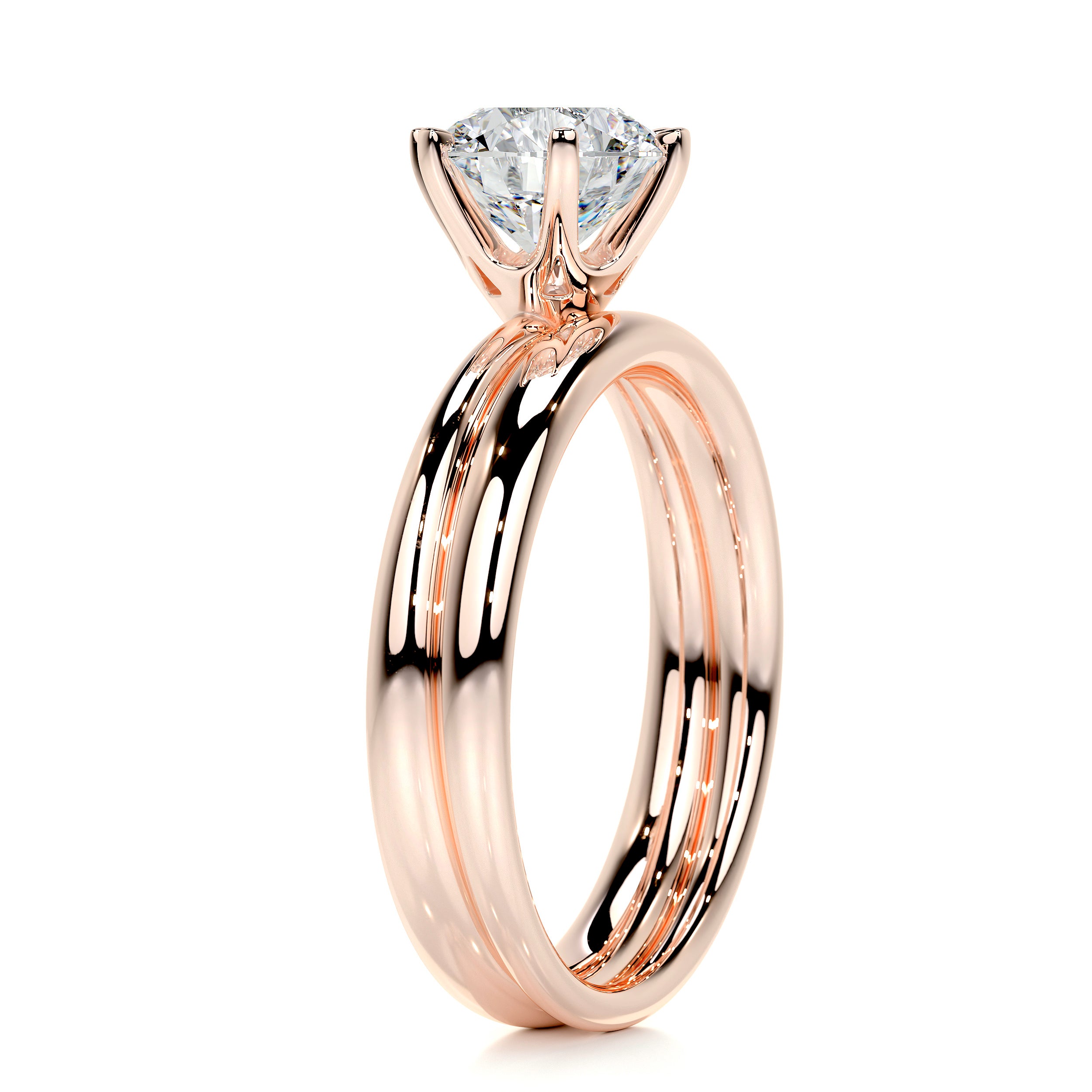 Samantha Diamond Bridal Set -14K Rose Gold、mySite、hinf8tx79