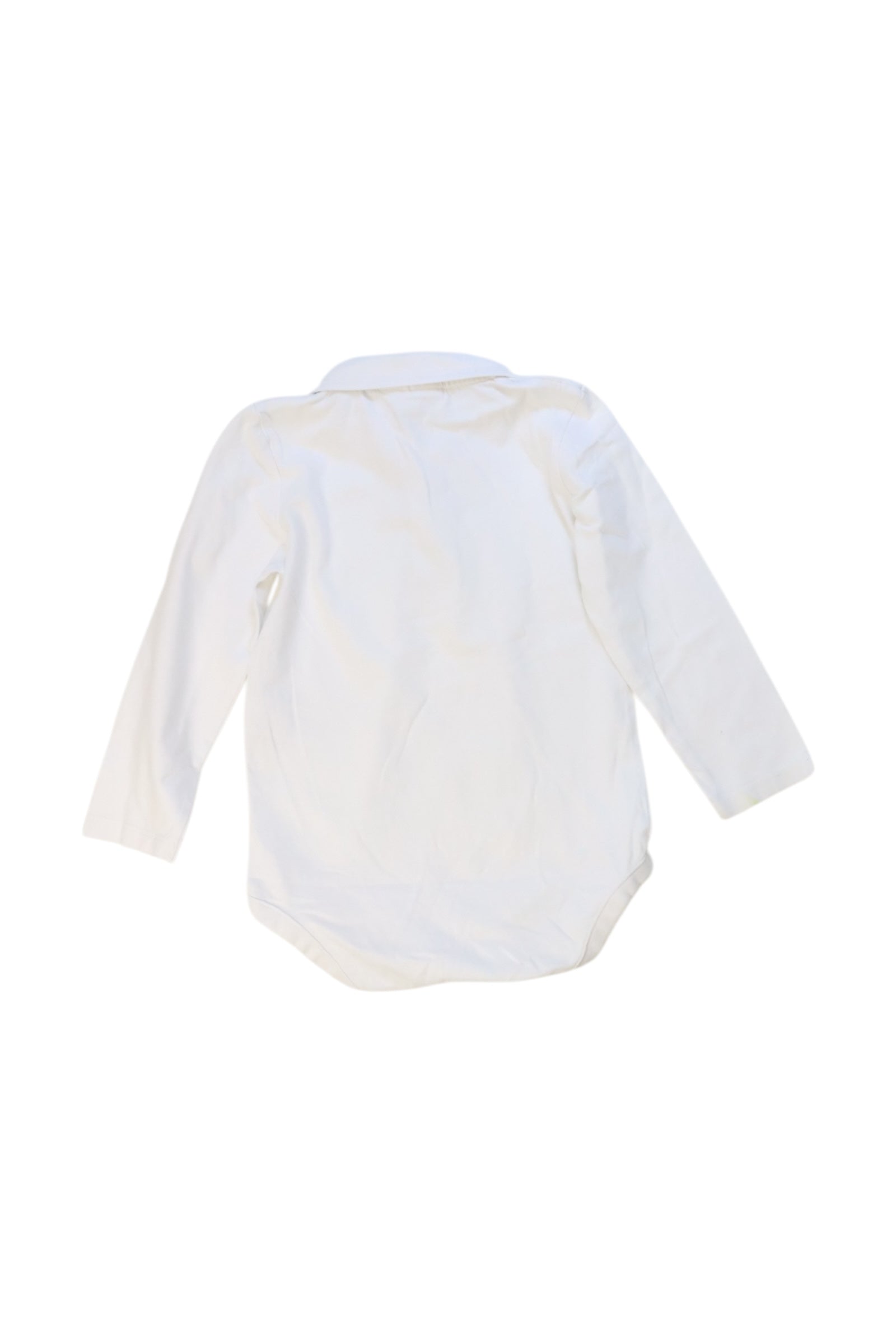 The Little White Company Long Sleeve Collared Bodysuit 18-24M、mySite、g9winljtr