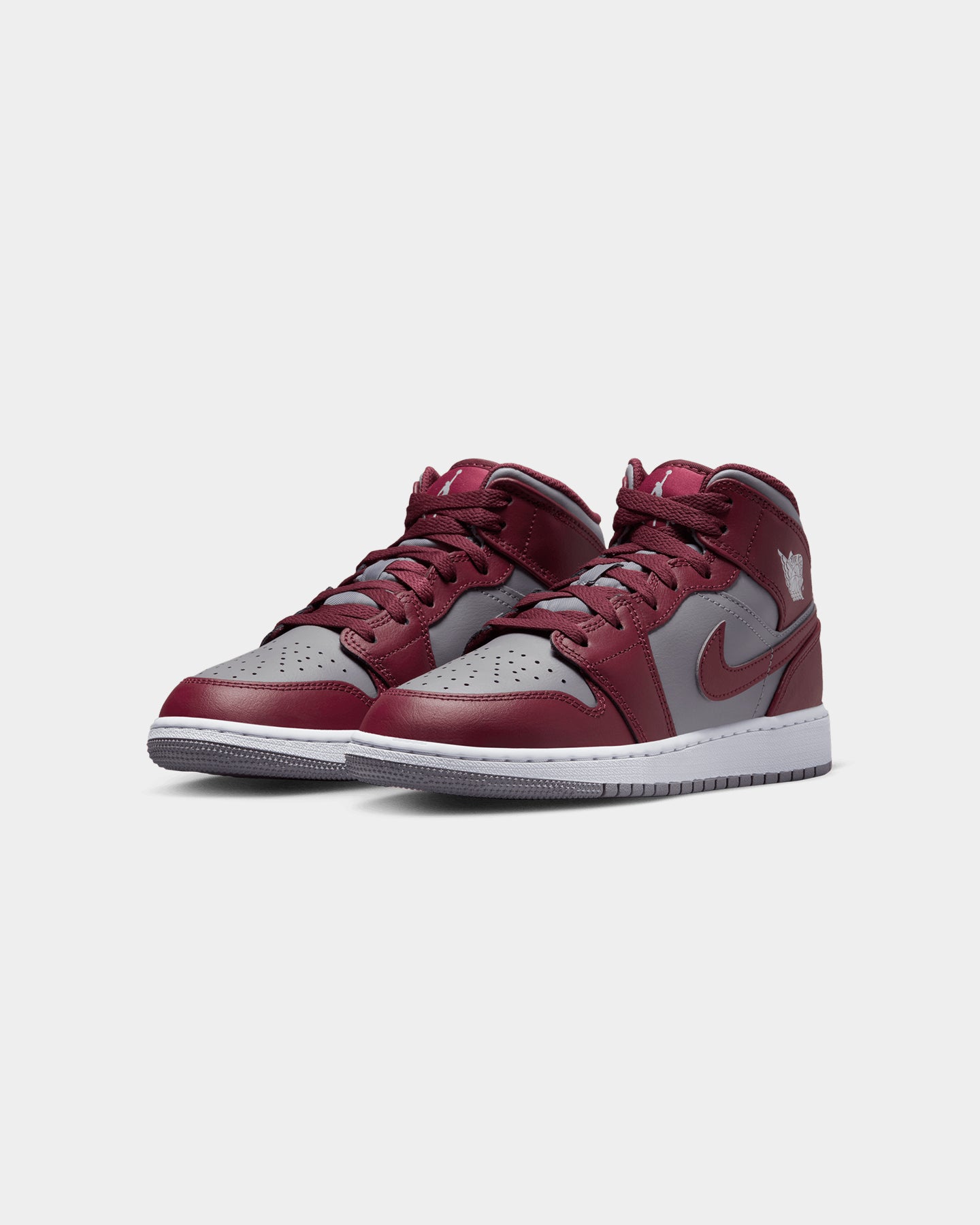 Jordan Kids' Air Jordan 1 Mid (GS) Bordeaux Cherrywood Red、mySite、zt4zffjzw