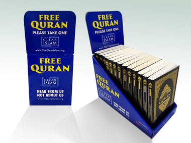 Counter Top Quran Display with The Clear Quran (13 copies)、mySite、topwebapps