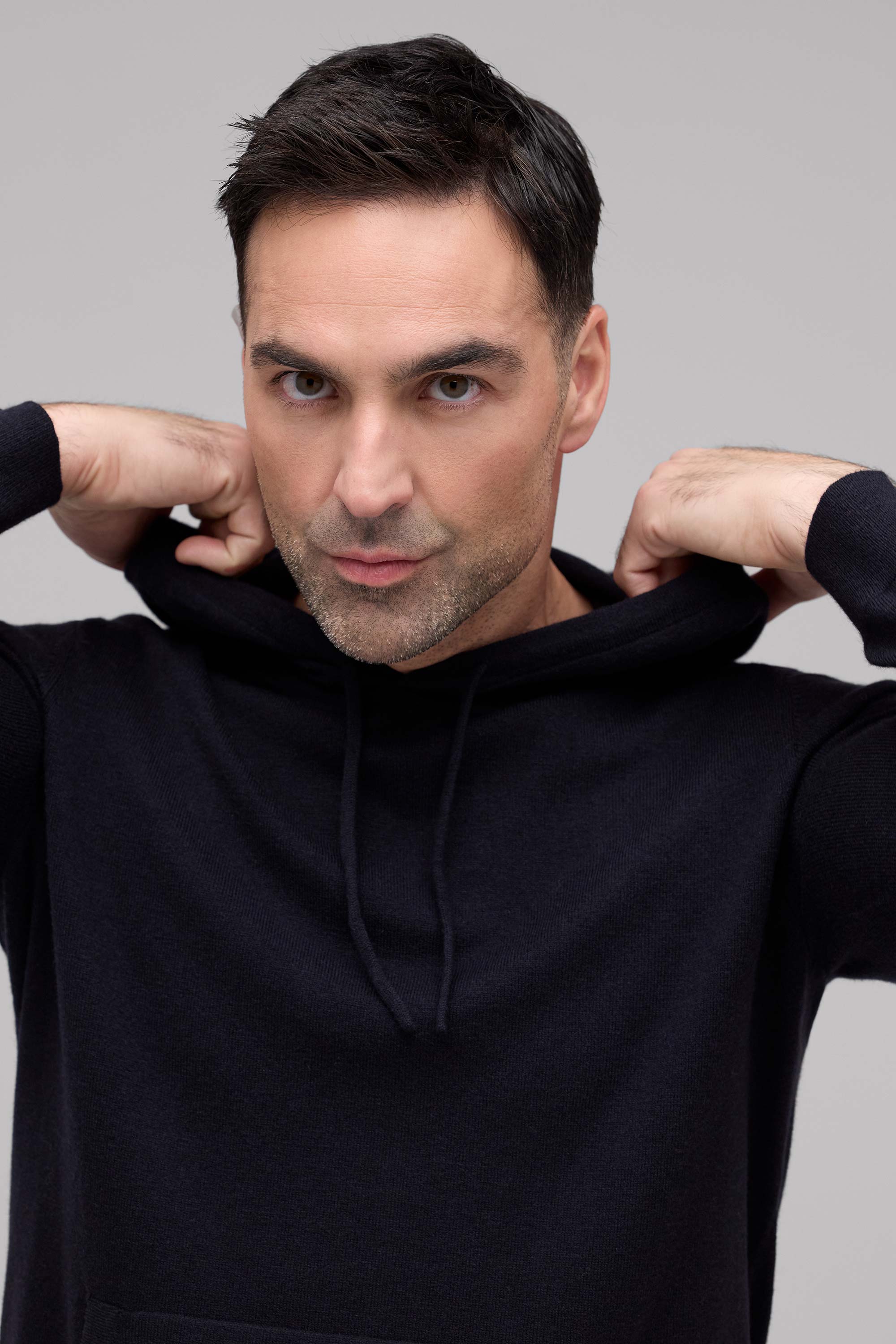 Men's Merino Cashmere Hoodie、mySite、noshort