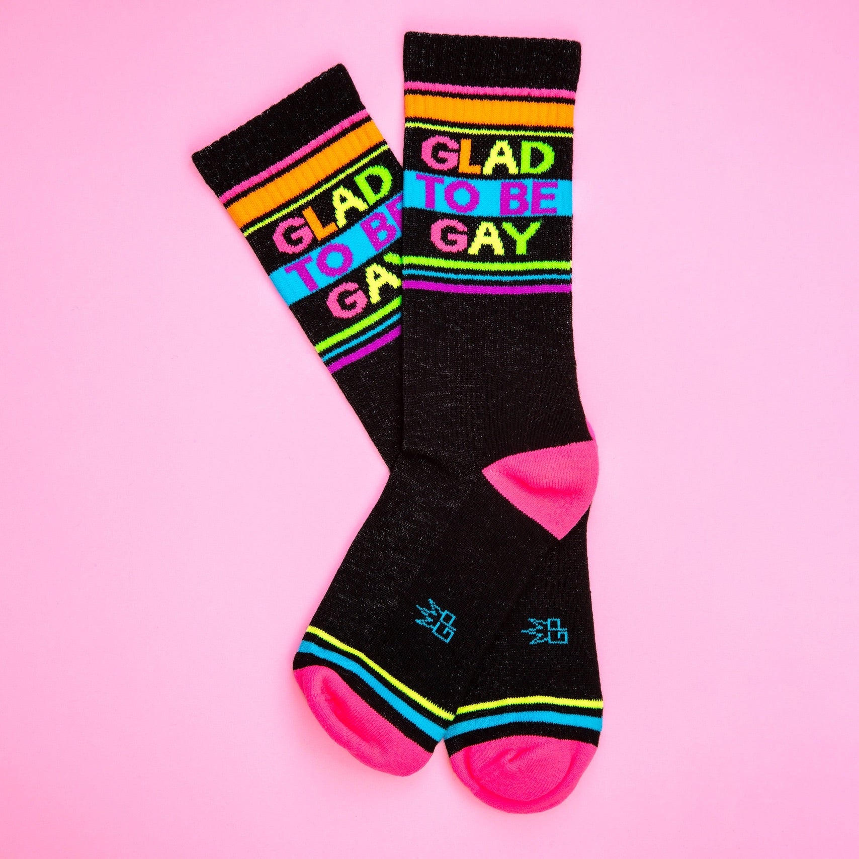 Glad To Be Gay Gym Crew Socks、mySite、g9winljtr