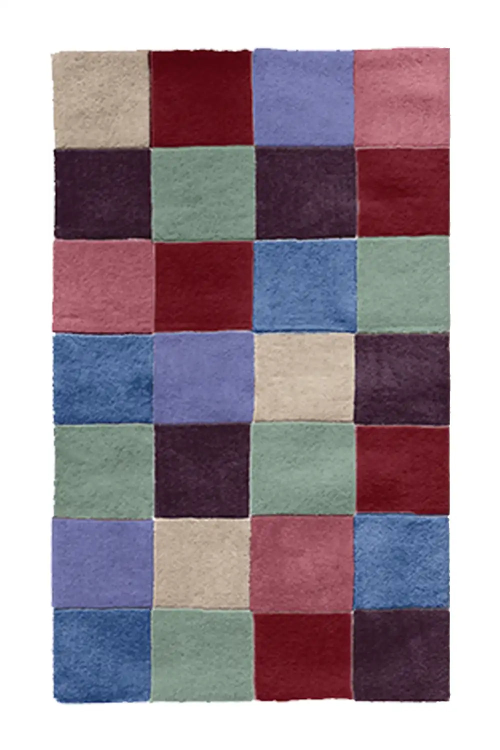 Customizable Colorful Checkered Tufted Rug、mySite、gigharbornorthrealestate