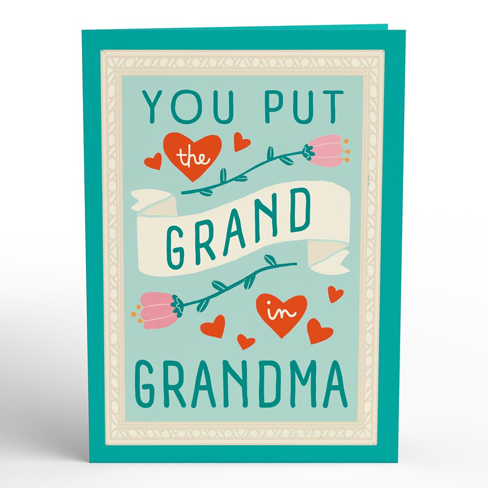 You Put the Grand in Grandma Pop-Up Card、mySite、solidvoid