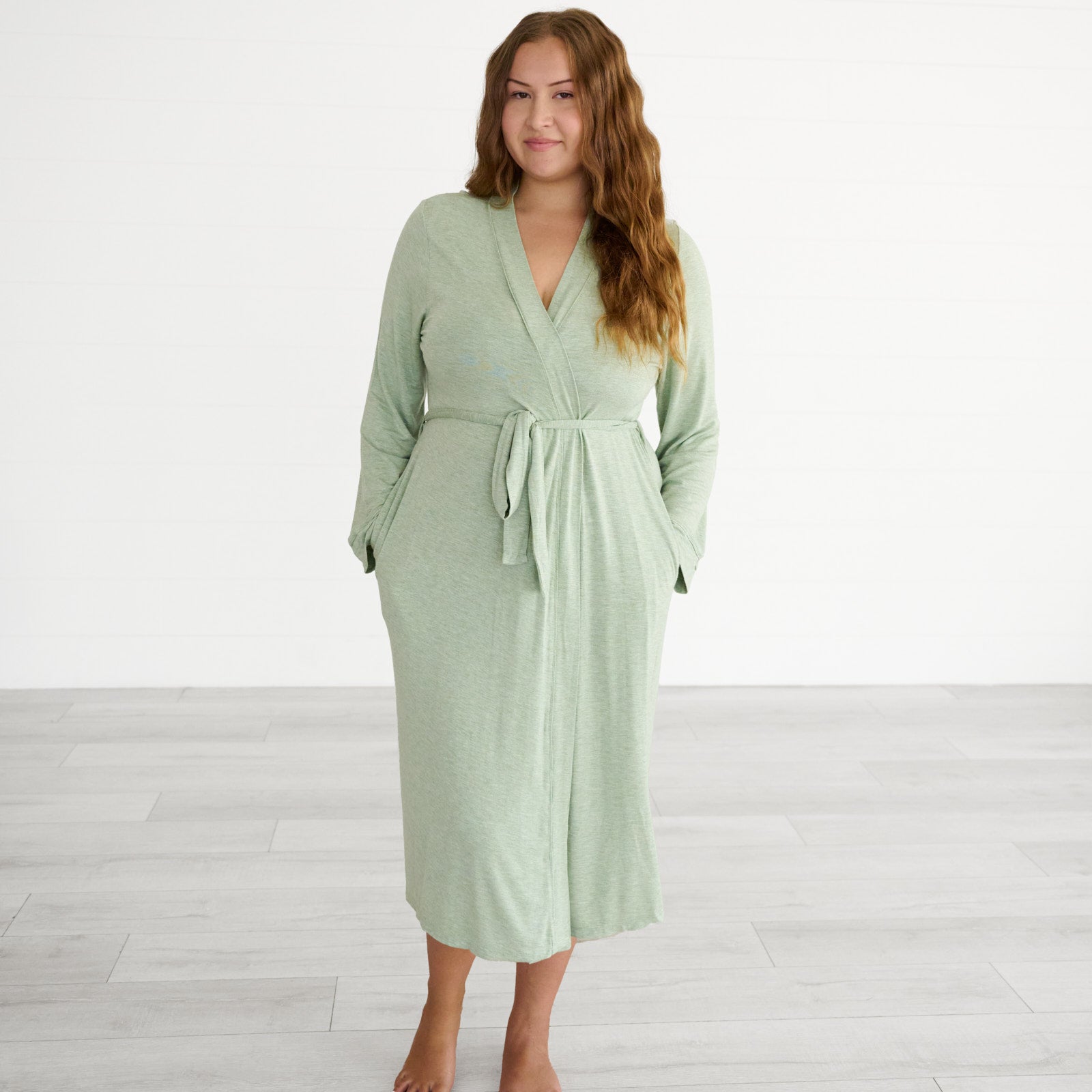 Heather Sage Women's Robe、mySite、g9winljtr
