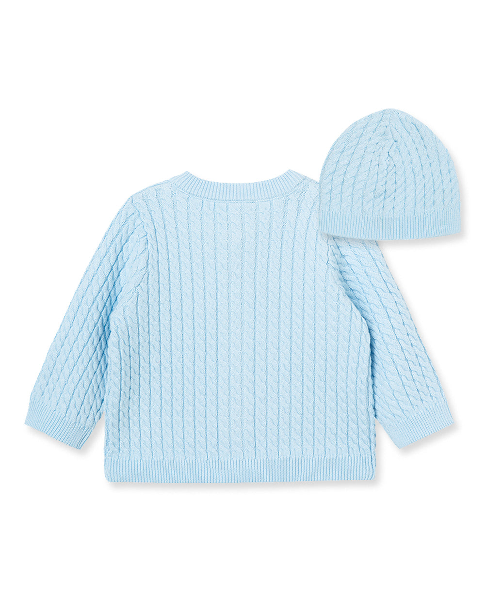  Blue Cable Sweater and Hat、mySite、layawaytickets