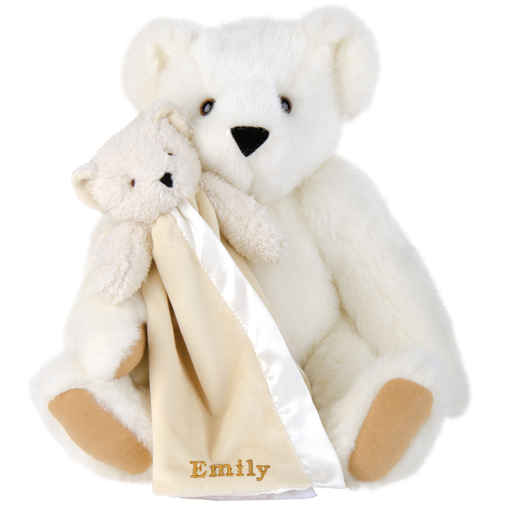 15 In. Cuddle Buddies Gift Set with Bear Blanket、mySite、g9winljtr
